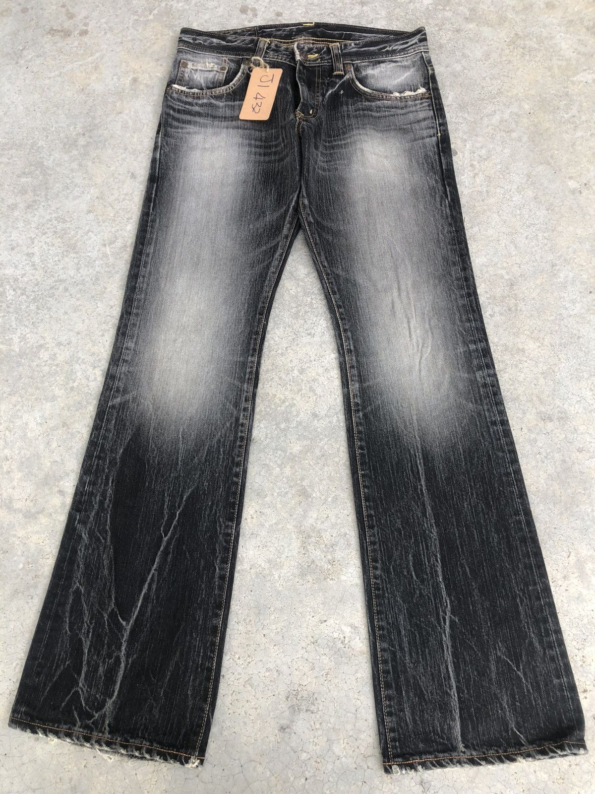 If Six Was Nine Japanese Edwin Flared Jeans Distressed Jeans Size US 30 / EU 46 - 1 Thumbnail