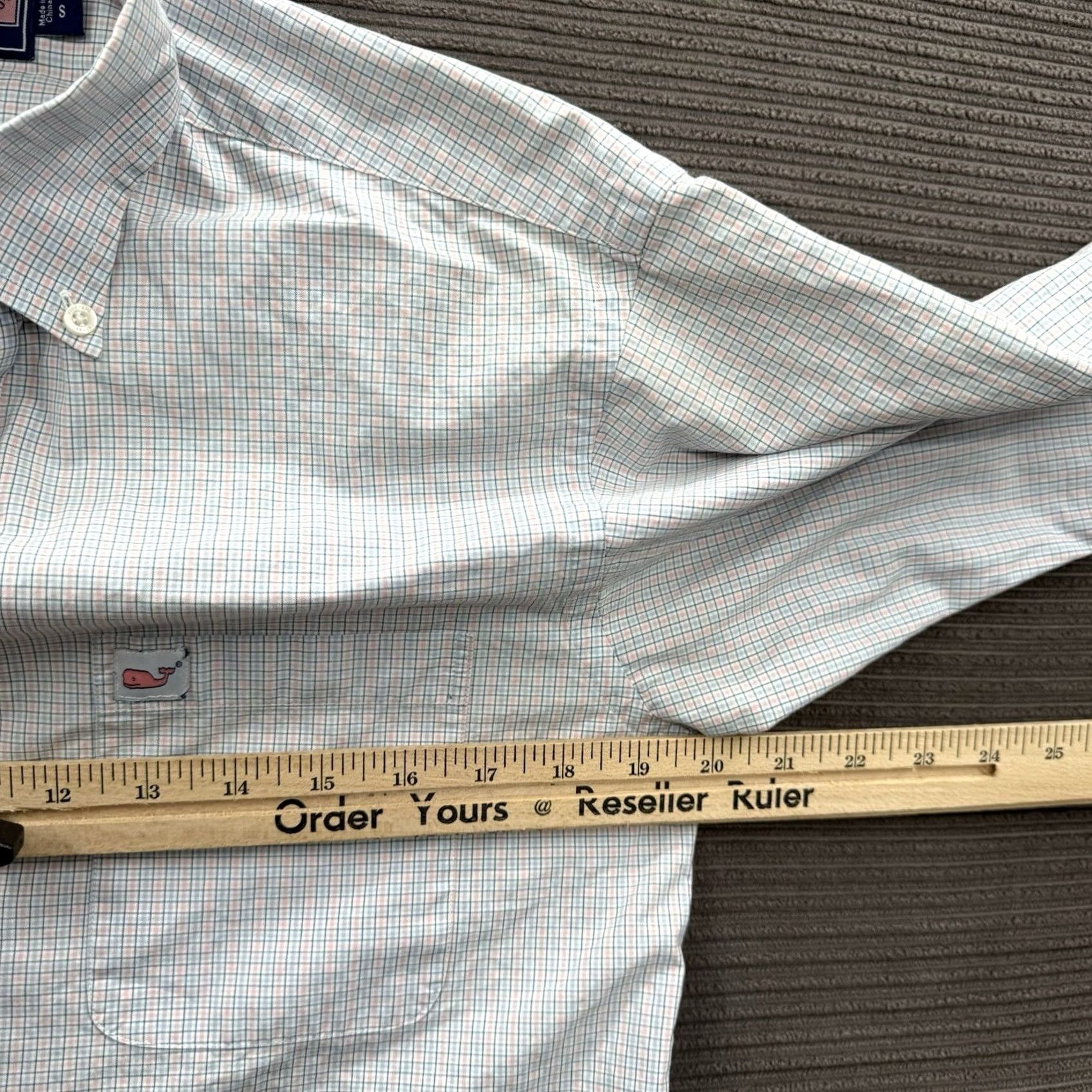 Vineyard Vines Vineyard Vines Murray Shirt Men Small Cotton Check Print Preppy Designer Shirt) Size US S / EU 44-46 / 1 - 4 Thumbnail