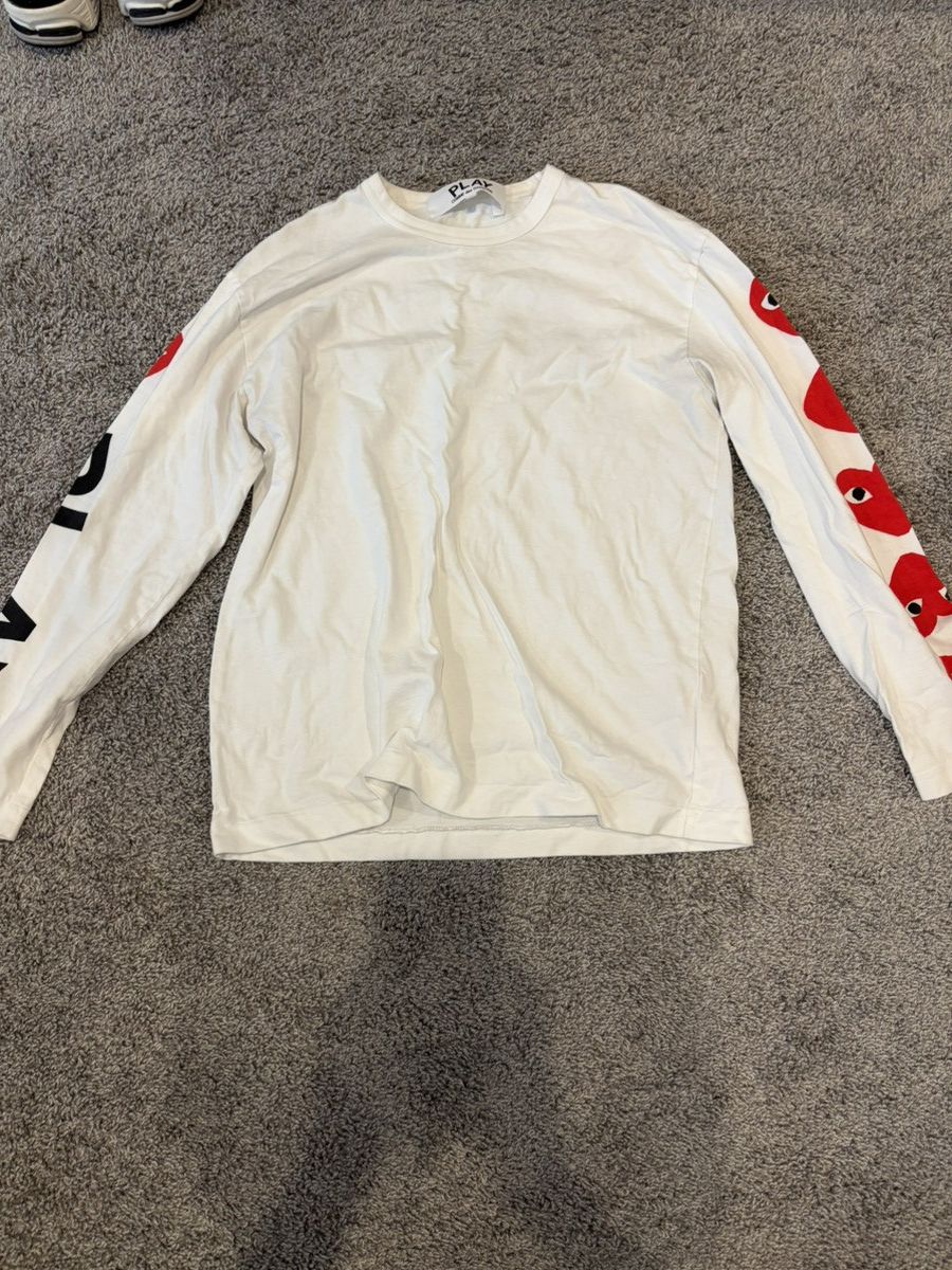 Comme des Garcons CDG Play Long Sleeve Size US L / EU 52-54 / 3 - 1 Thumbnail