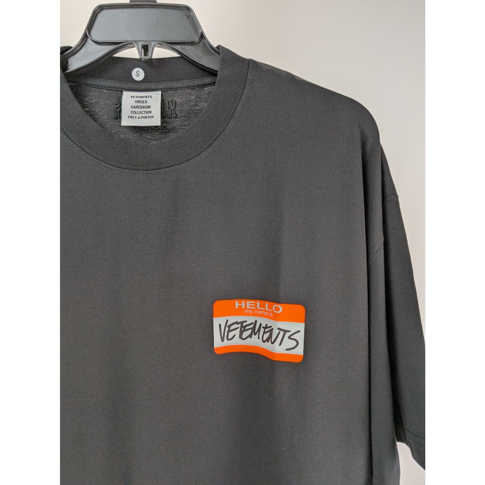 Vetements o1rshd1 Dollar Bill LS T-Shirt in Black Size US S / EU 44-46 / 1 - 8 Thumbnail