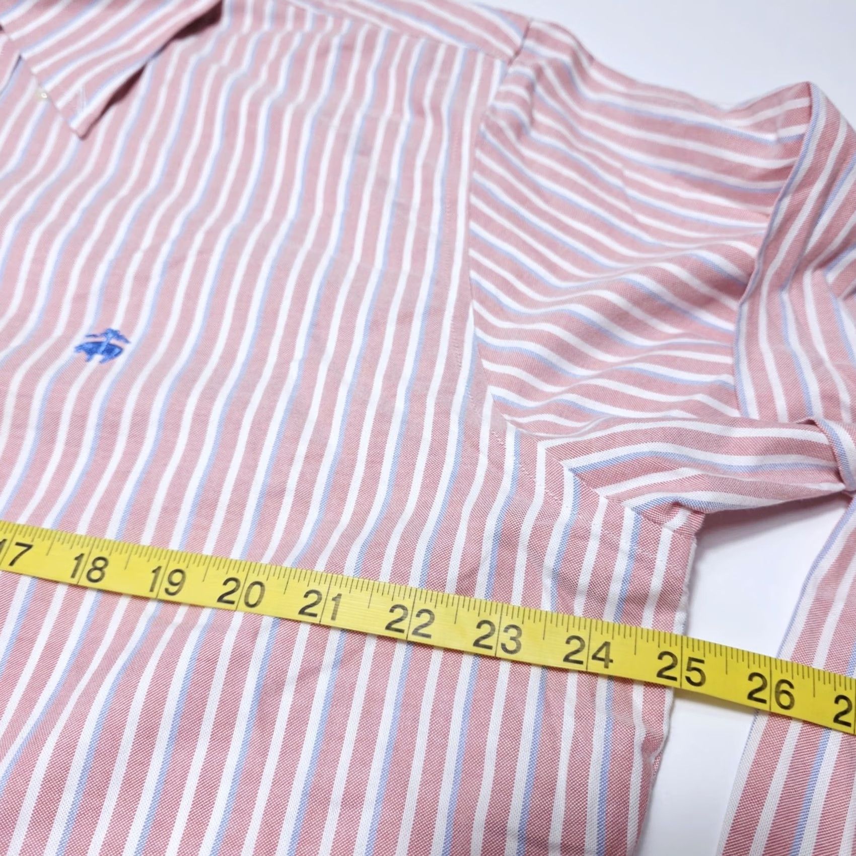 Brooks Brothers Brooks Brothers Regent 1818 Shirt XL Pink Cotton Striped Non Iron Button Up Men Size US XL / EU 56 / 4 - 7 Thumbnail