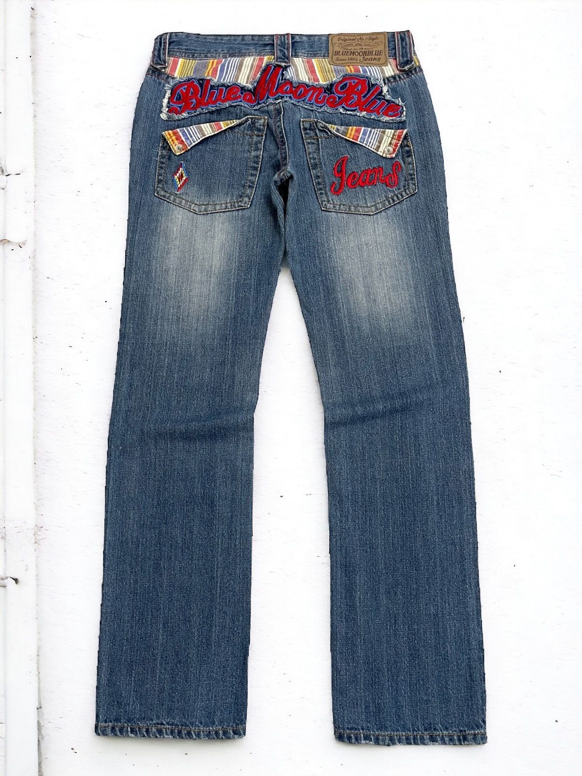 Hysteric Glamour Blue Moon Blue Embroidery Signature Design Surf Y2K Style Size US 28 / EU 44 - 1 Thumbnail