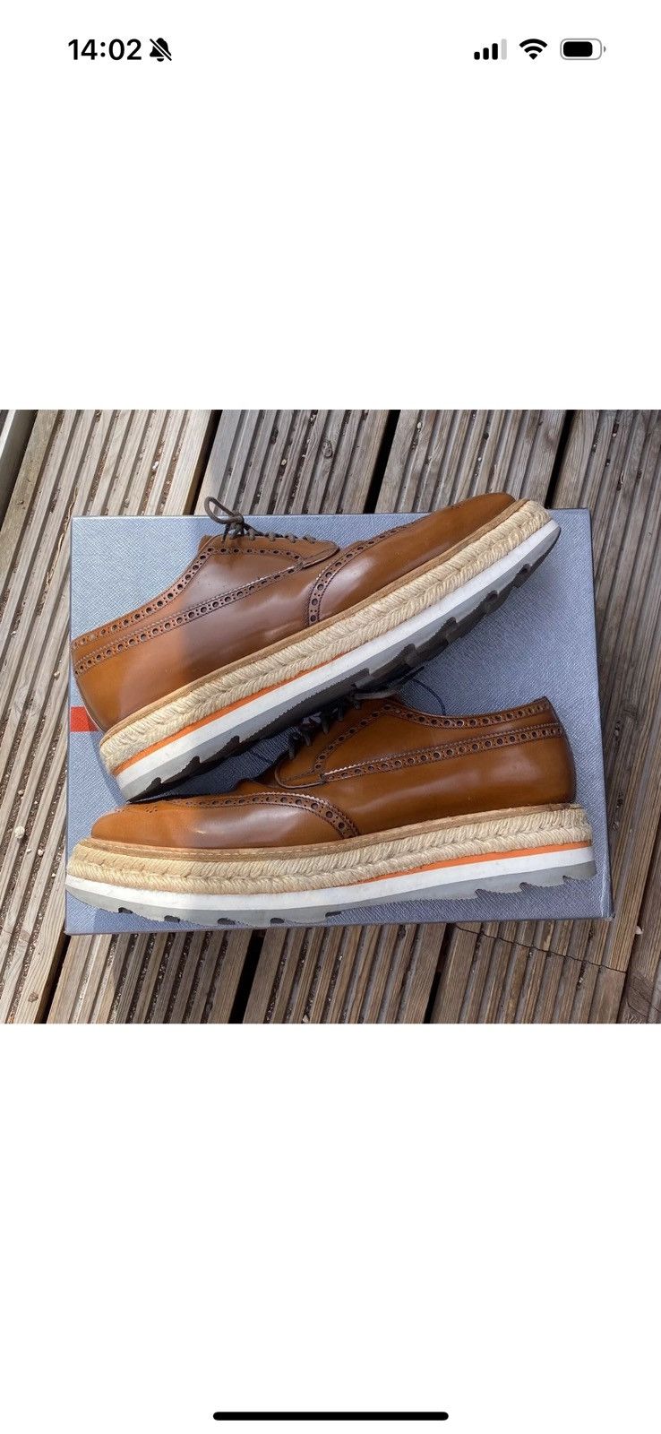 Prada Prada wingtip creeper platform SS11 Size US 10 / EU 43 - 4 Thumbnail