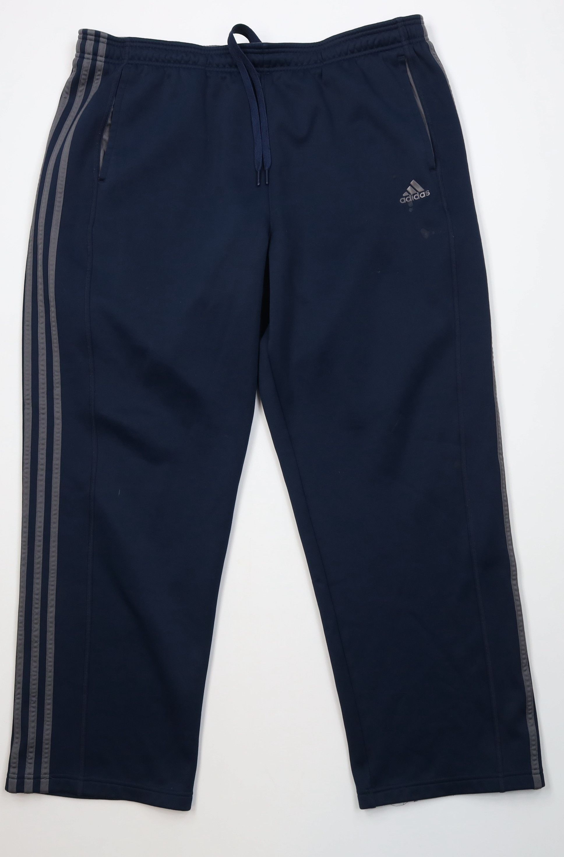 Adidas Vintage Y2K Adidas Striped Wide Leg Sweatpants Pants Blue Size US 40 / EU 56 - 1 Thumbnail