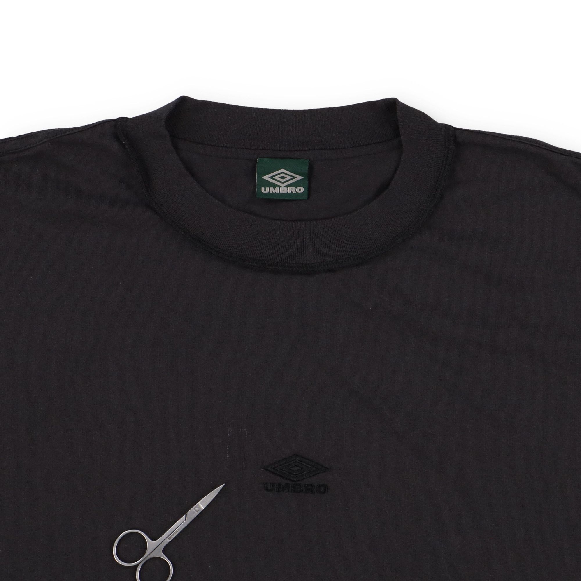 Slam Jam × Umbro Black Inside Out Embroidered Logo Oversized T-Shirt Size US M / EU 48-50 / 2 - 6 Thumbnail
