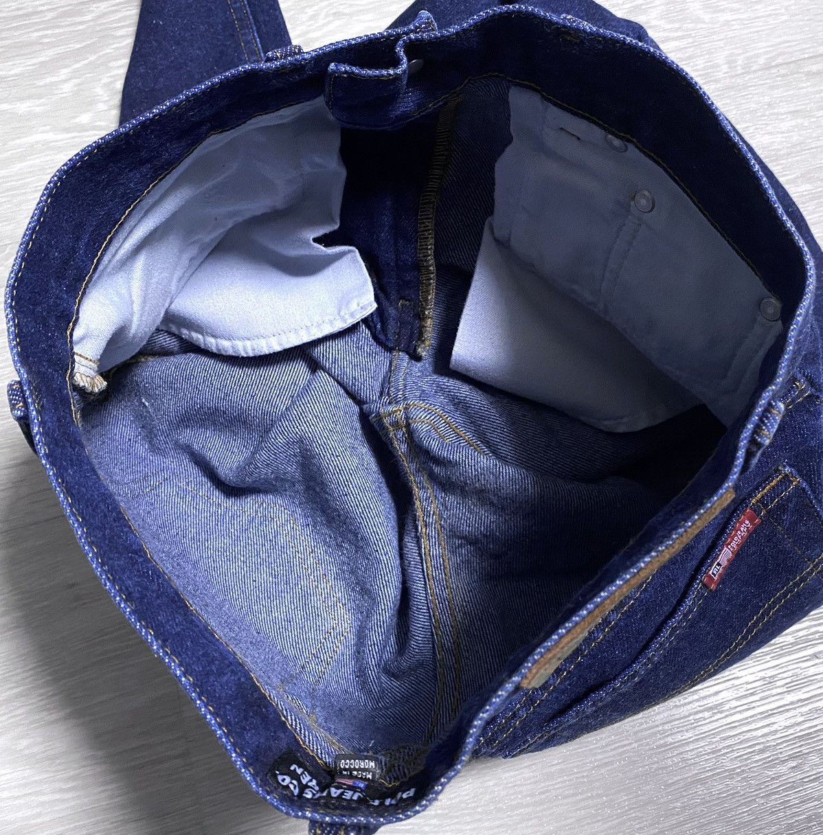 Polo Ralph Lauren Polo Jeans Co. Ralph Lauren Navy Thick Flared Jeans Denim Size 28" / US 6 / IT 42 - 25 Thumbnail