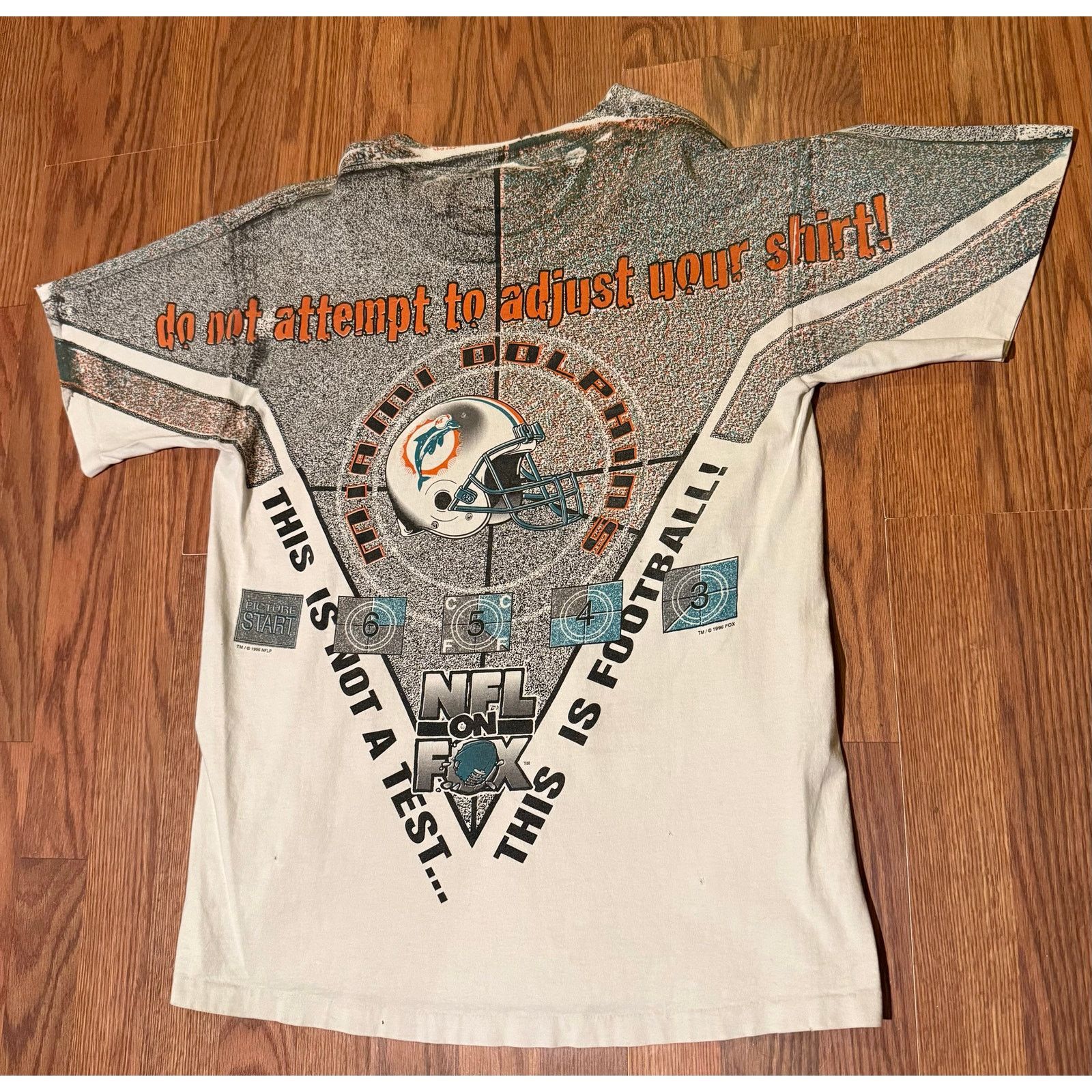 NFL Vintage Miami Dolphins AOP 1996 NFL Size Large Size US L / EU 52-54 / 3 - 6 Thumbnail
