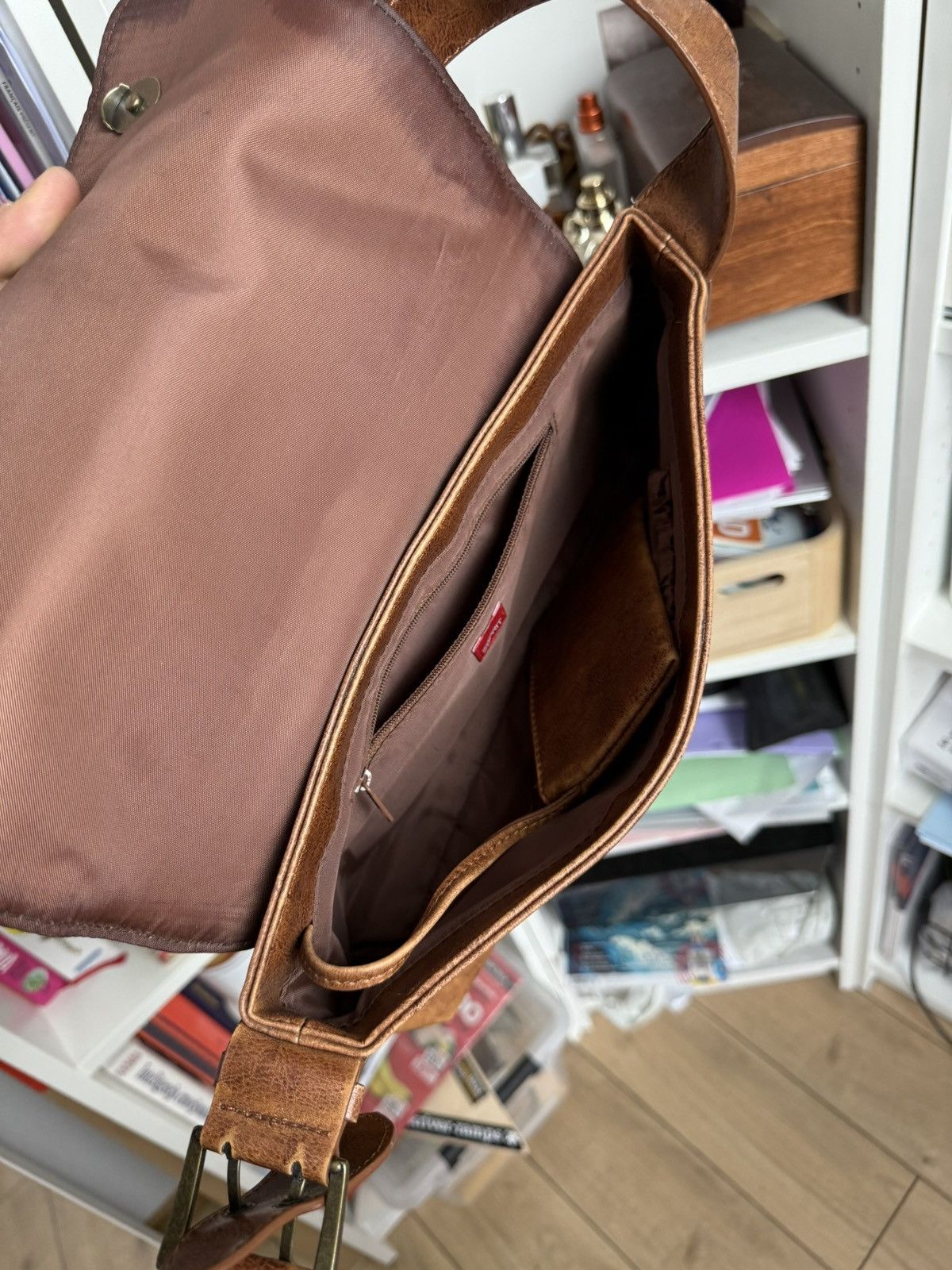 Japanese Brand Vintage y2k avantgarde archive opium style leather shouderbag Size ONE SIZE - 10 Thumbnail