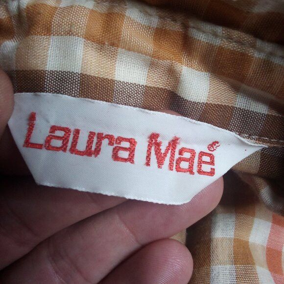 Other Vintage Laura Mae Plaid Check Button Shirt Long Sleeve Size M / US 6-8 / IT 42-44 - 3 Thumbnail