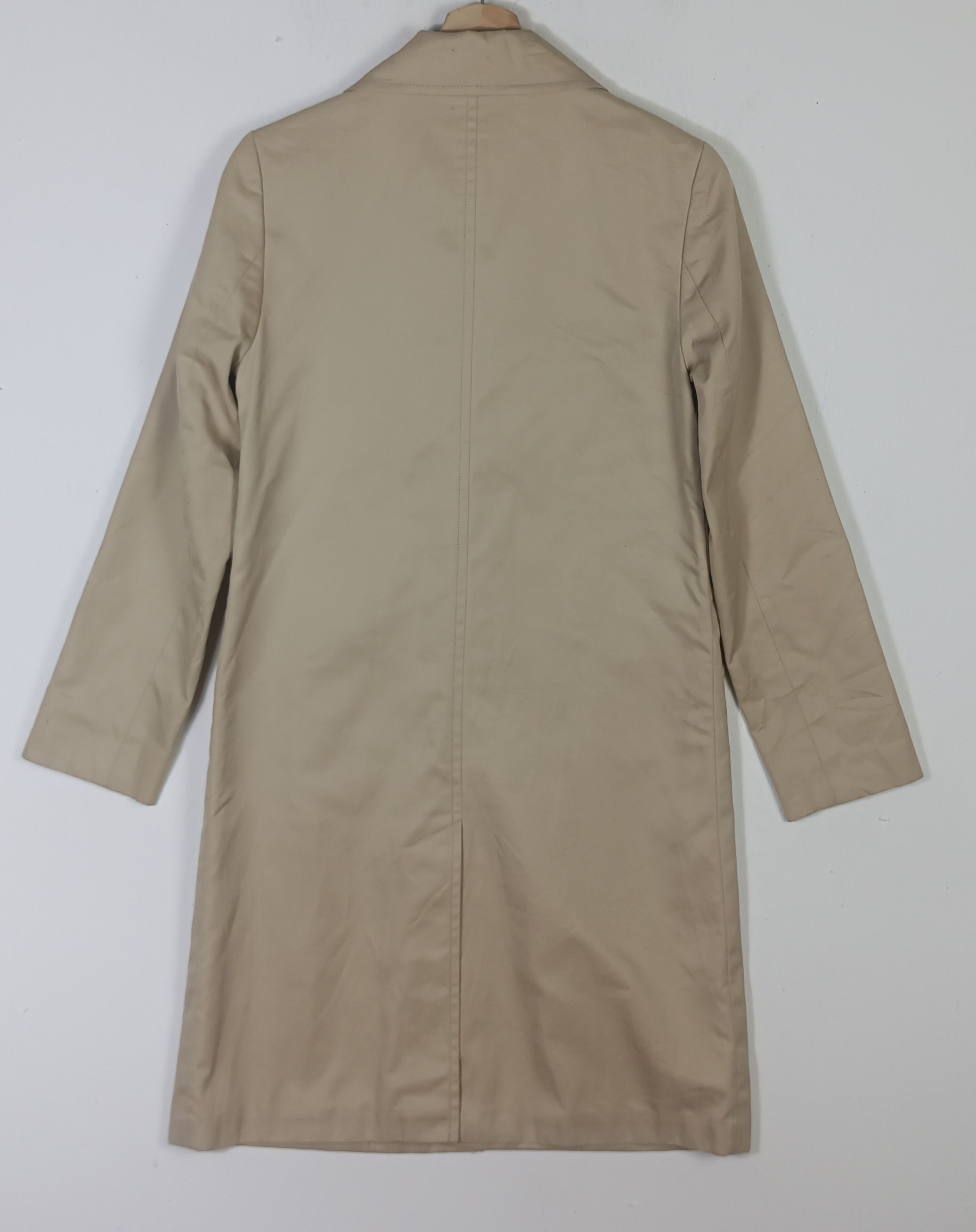Japanese Brand × Yohji Yamamoto Yohji Yamamoto Ined Trench Coat Size US S / EU 44-46 / 1 - 3 Thumbnail