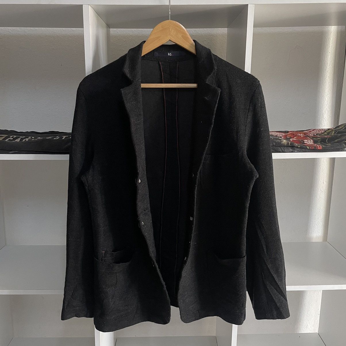 Kapital 🇯🇵 45rpm Black Wool Knit Blazer Jacket Kapital style Size US S / EU 44-46 / 1 - 16 Thumbnail