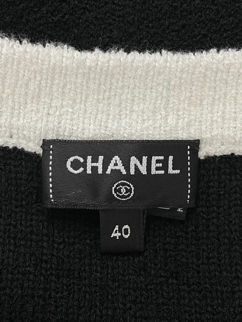 Chanel chanel Black and white colour-blocked strap dress Size S / US 4 / IT 40 - 4 Thumbnail