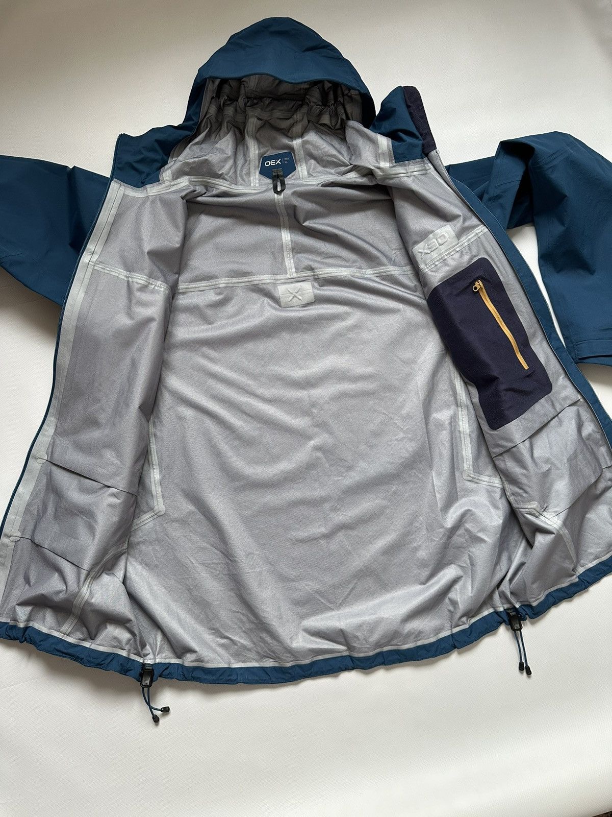 Arc'teryx Oex Jacket Mens Blue Windbreaker Waterproof Rain Hiking XL Size US XL / EU 56 / 4 - 10 Thumbnail