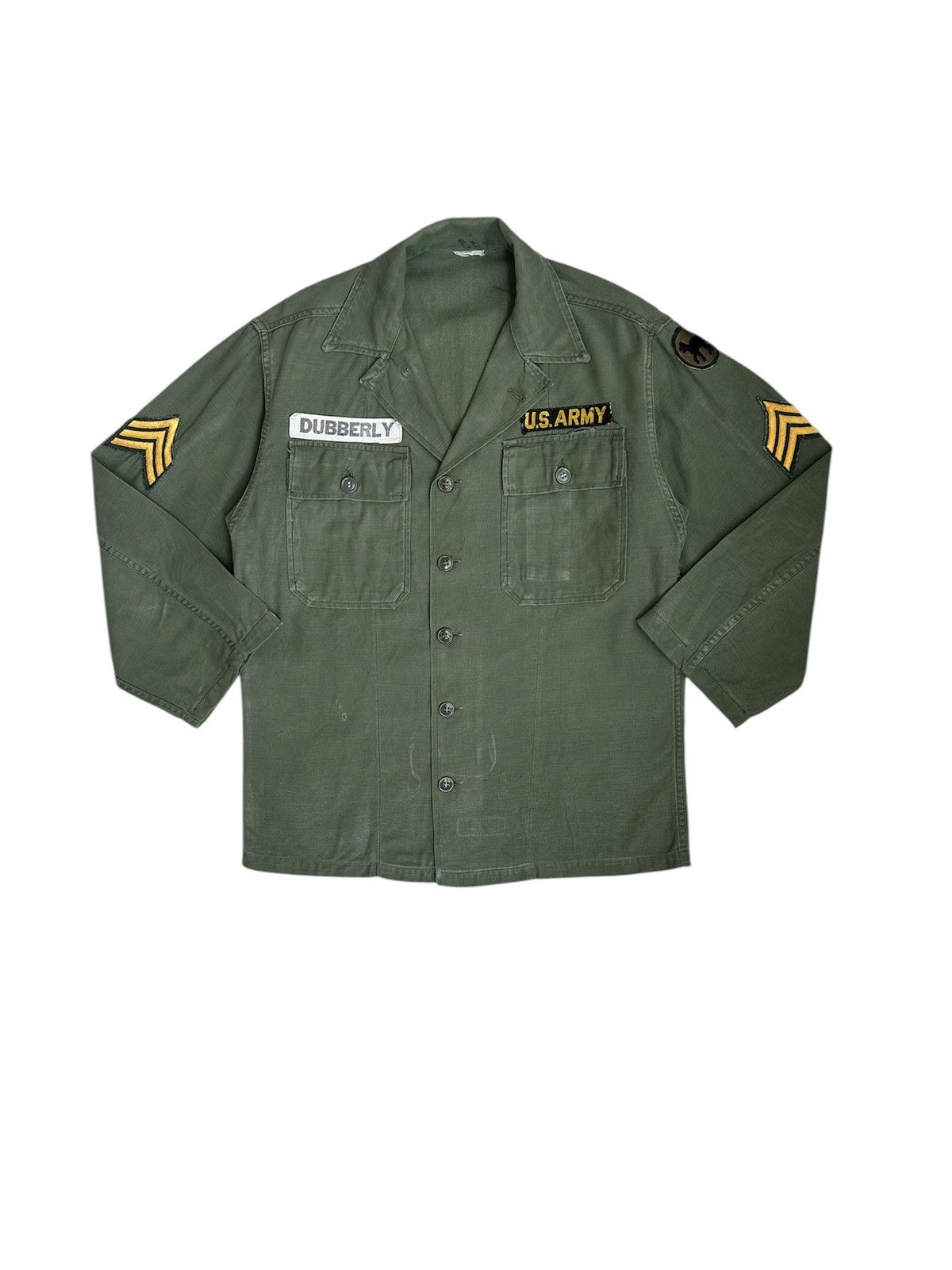 Vintage True Vintage 60s US ARMY OG-107 1st Pattern Utility Shirt | Grailed