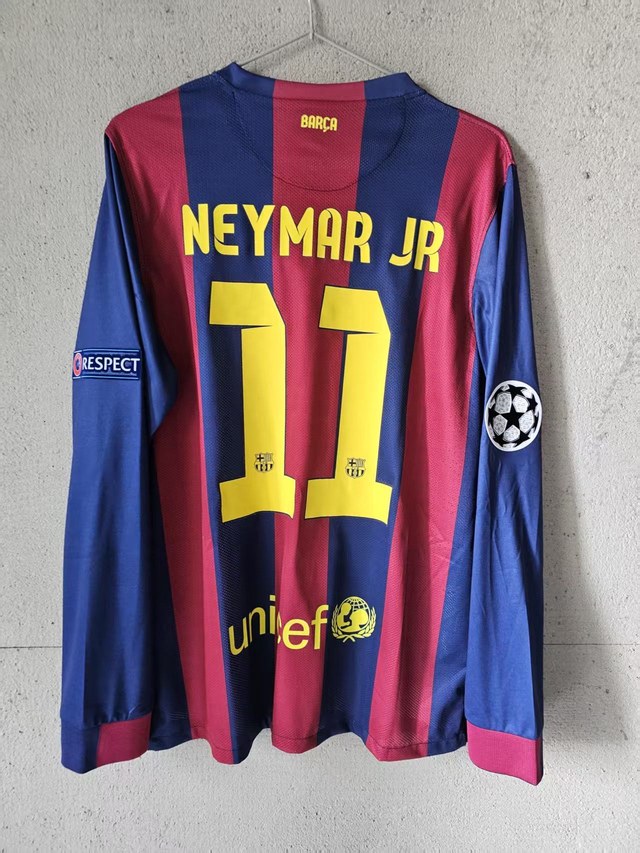Other 2015 Barcelona #11 Neymar Jersey Longsleeve | Grailed