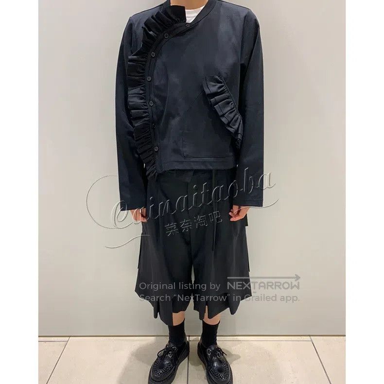 Comme des Garcons Comme des Garcons Black lace-up cardigan Size XS / US 0-2 / IT 36-38 - 1 Thumbnail