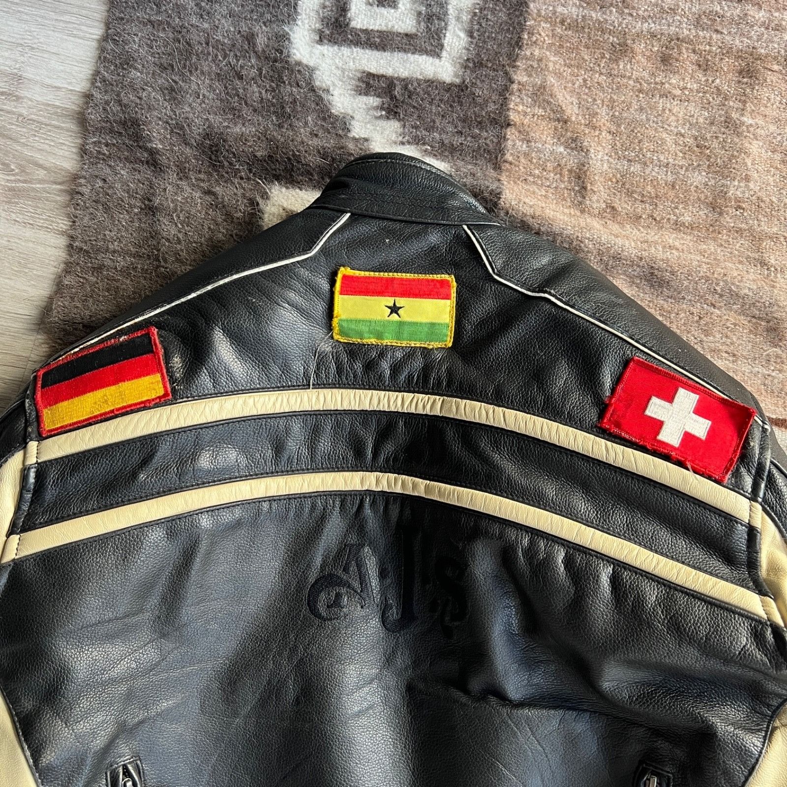 Genuine Leather Vintage Leather Motorcycle Jacket SC 1/14 Cafe Racer 9964AC Size US M / EU 48-50 / 2 - 6 Thumbnail