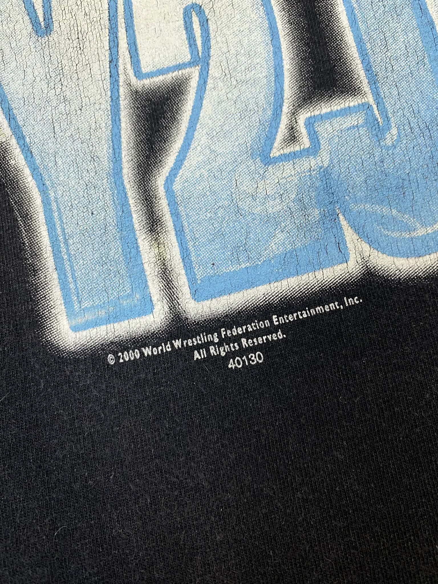WWE Vintage 2000s WWE Jericho Black T-shirt Wrestling Washed Y2K Size US L / EU 52-54 / 3 - 10 Thumbnail