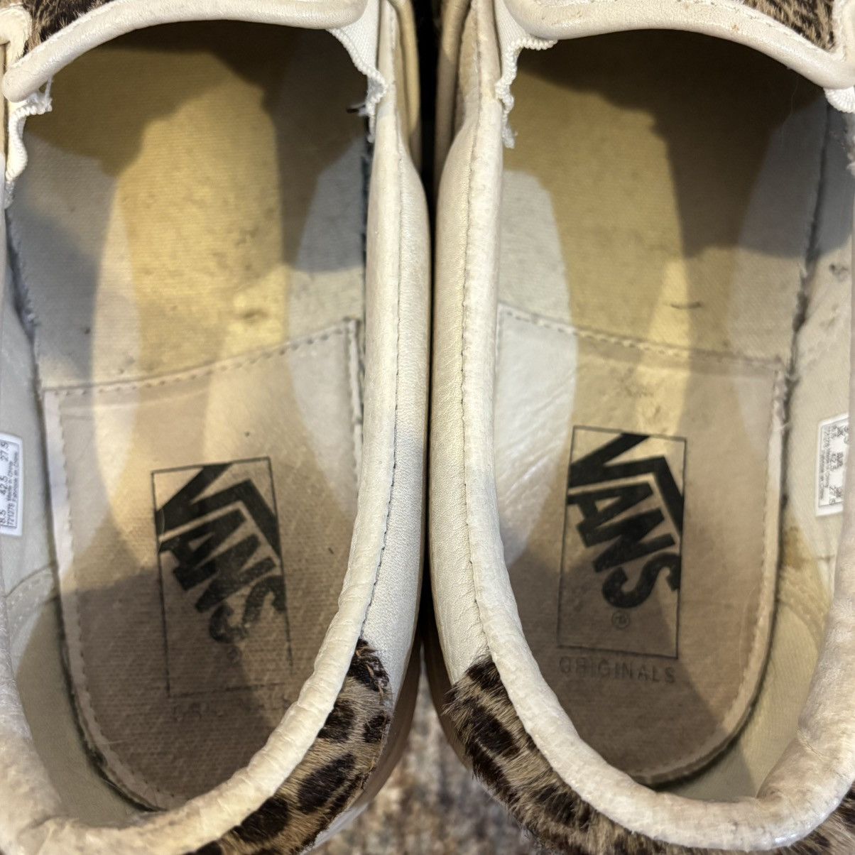 Vans Vans OG LX Leopard Print Cow-Hair Slip Ons Size US 9.5 / EU 42-43 - 5 Thumbnail