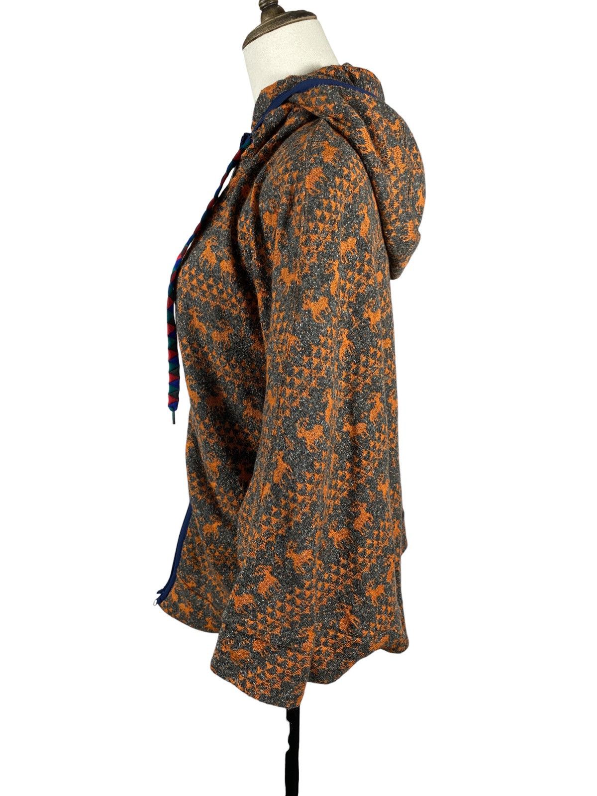 mercibeaucoup Mercibeaucoup, Japan Designer Jealou-Sika Deer Knit Poncho Size L / US 10 / IT 46 - 5 Thumbnail