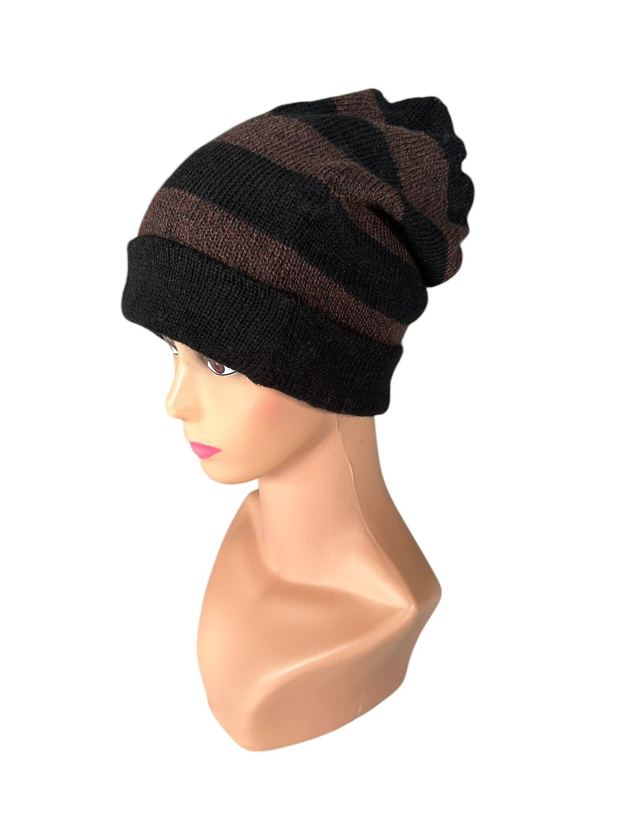 Japanese Brand × Kapital × Vintage Stripe Japanese Style Beanie Hats Size ONE SIZE - 2 Thumbnail