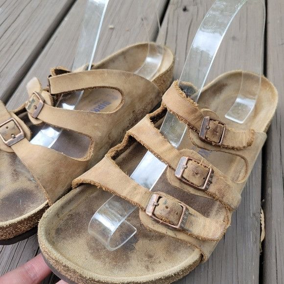 Birkenstock Birkenstock Florida Soft Footbed Oiled Leather Tobacco Brown Size US 8 / IT 38 - 2 Thumbnail