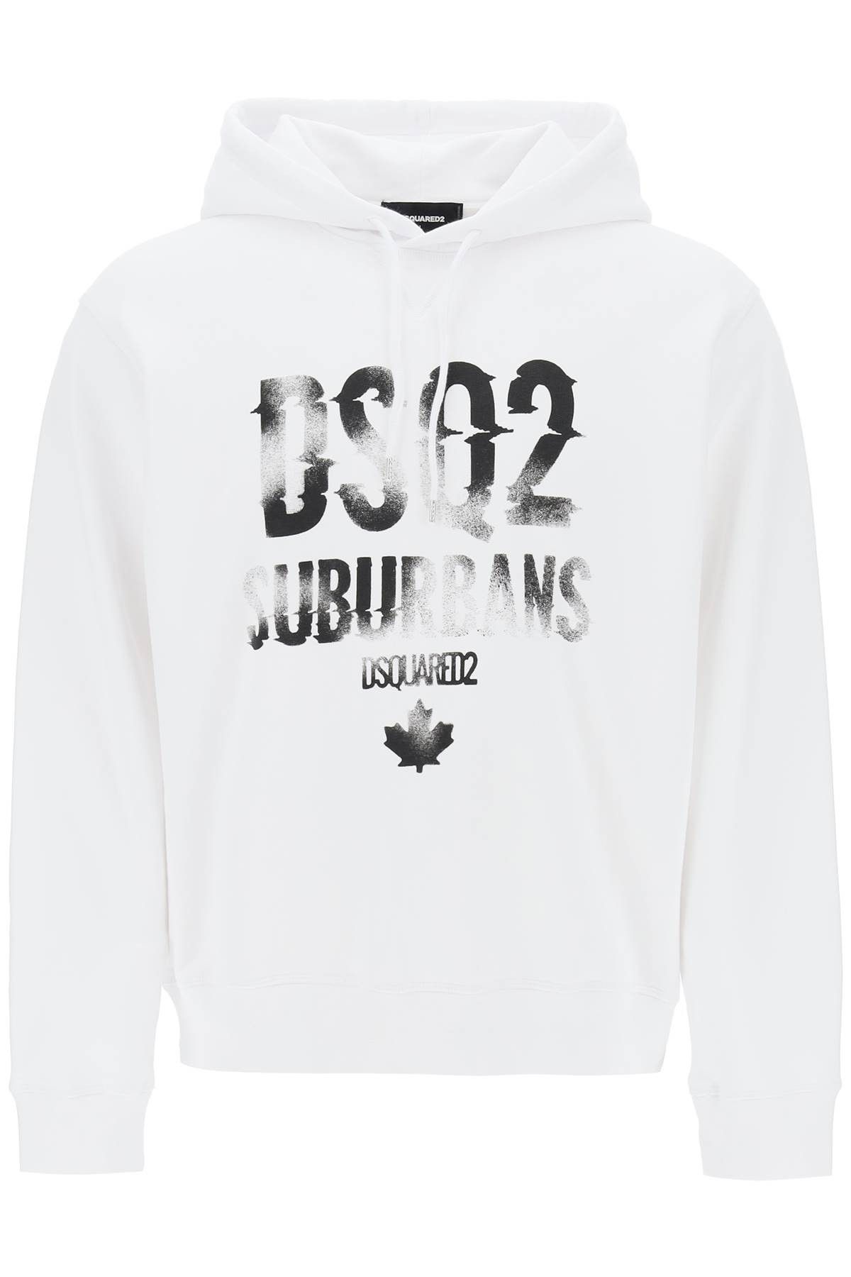 image of Dsquared2 "suburbans Cool Fit Sweatshirt in White, Men's (Size Medium)