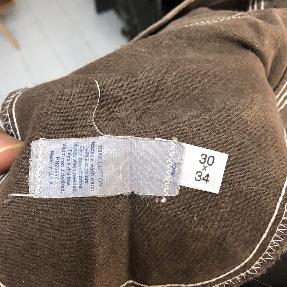 Dickies Dickies vintage Brown painter Workwear cargo Pants #A1421 Size US 28 / EU 44 - 14 Thumbnail