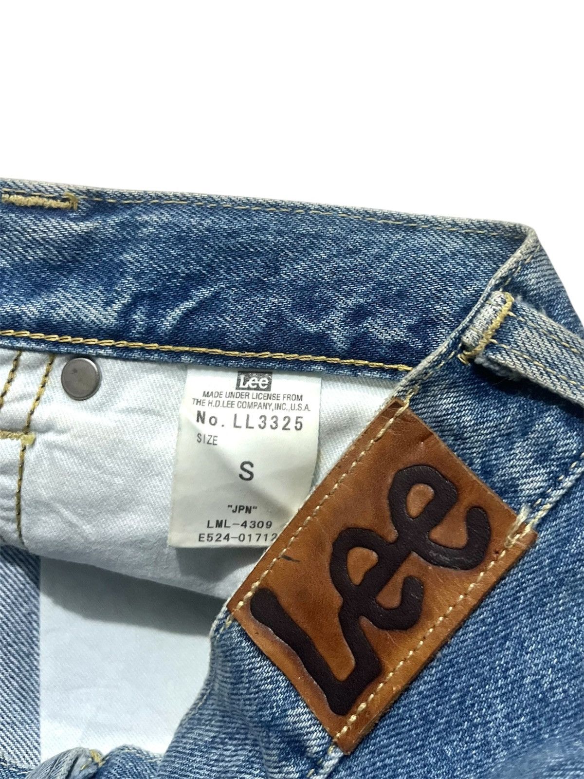Lee Vintage Lee Riders Japan Denim Skirt Size 27" / US 4 / IT 40 - 8 Thumbnail