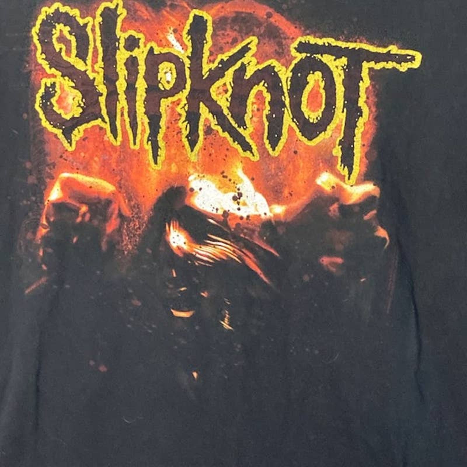 Vintage 2000's Slipknot Short Sleeve Graphic Tshirt Black Medium Size US M / EU 48-50 / 2 - 3 Thumbnail