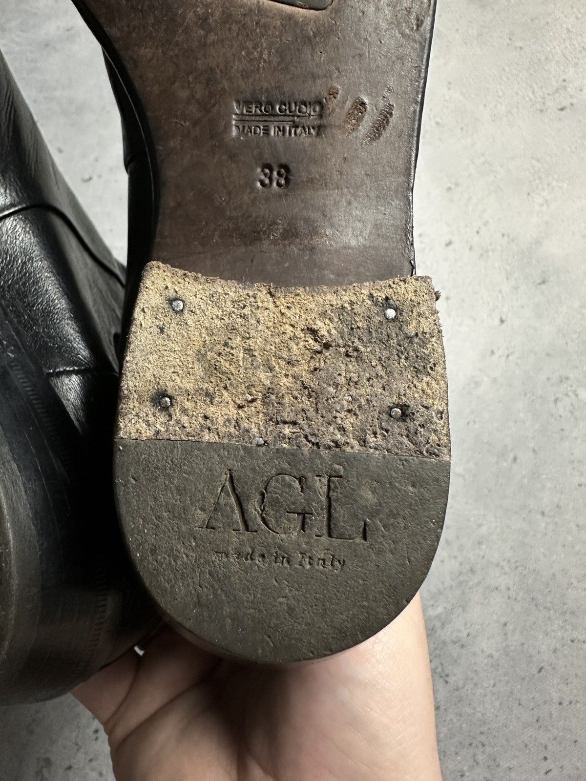 AGL AGL Leather Cowboy Boots Rare Italian Item Avant Garde y2k Size US 9 / IT 39 - 9 Thumbnail