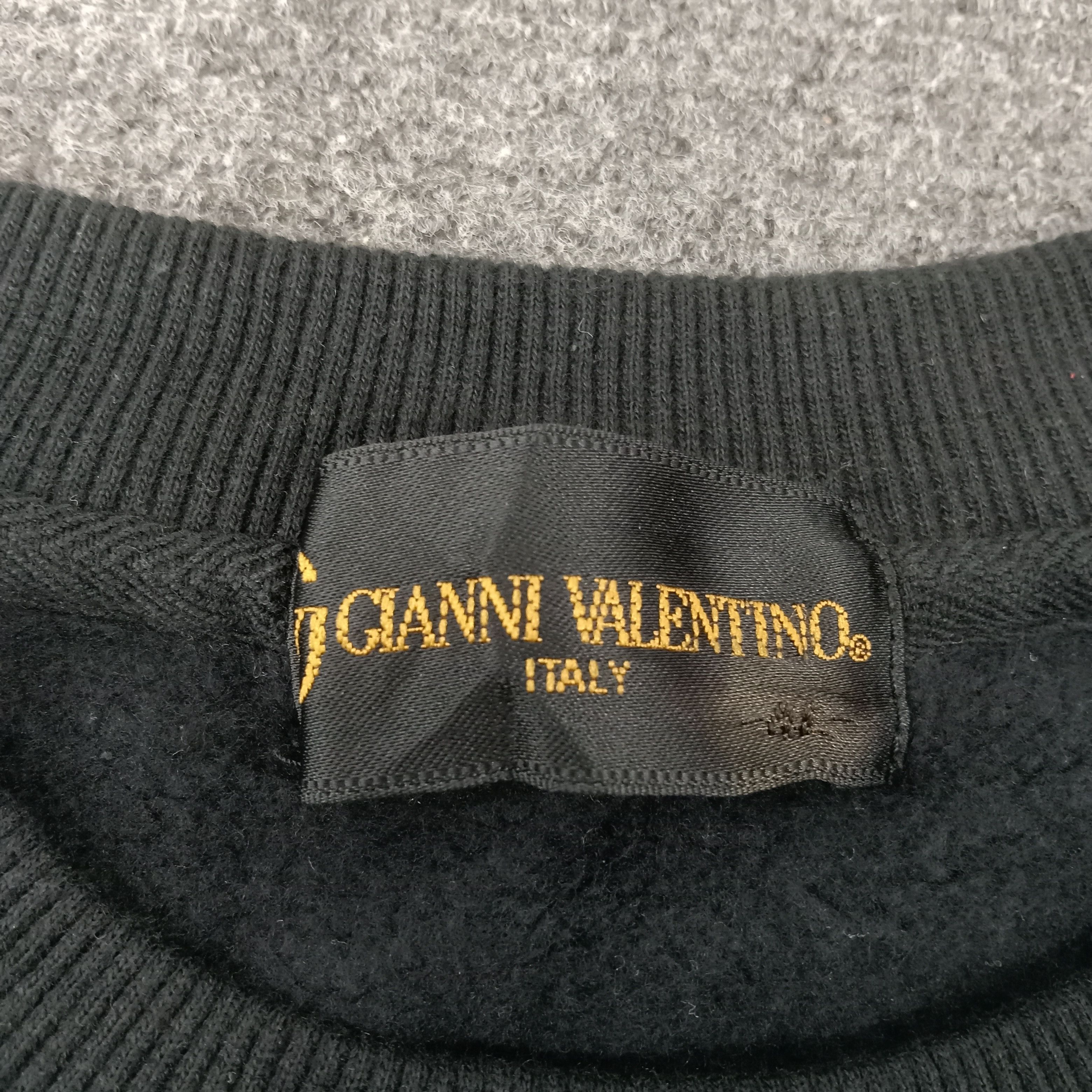 Gianni Valentino × Vintage Gianni Valentino Italian Brand Sweatshirt C218N12 Size US XL / EU 56 / 4 - 3 Thumbnail