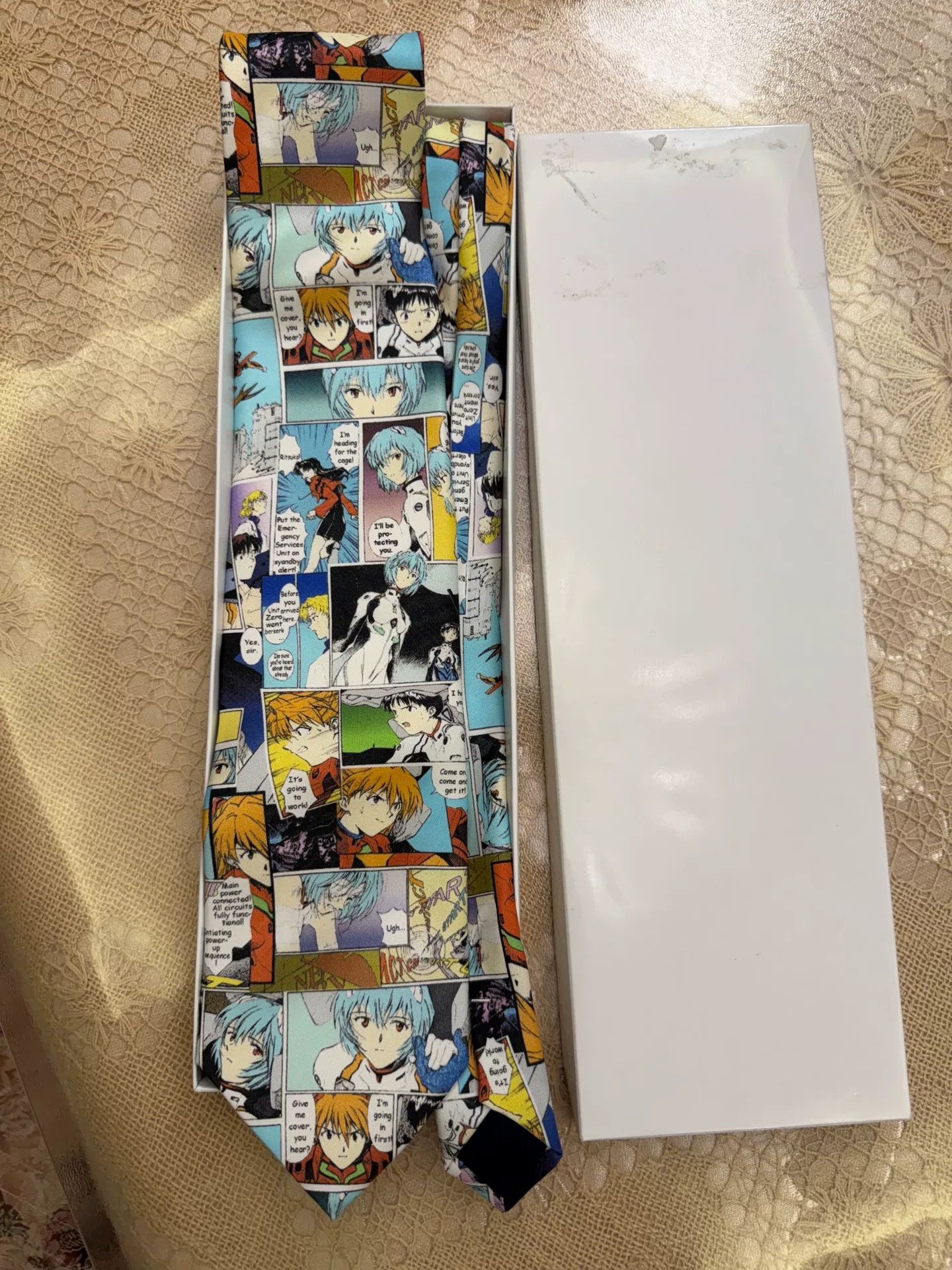 Vintage EVA Neon Genesis Evangelion Limited Tie Size ONE SIZE - 1 Thumbnail