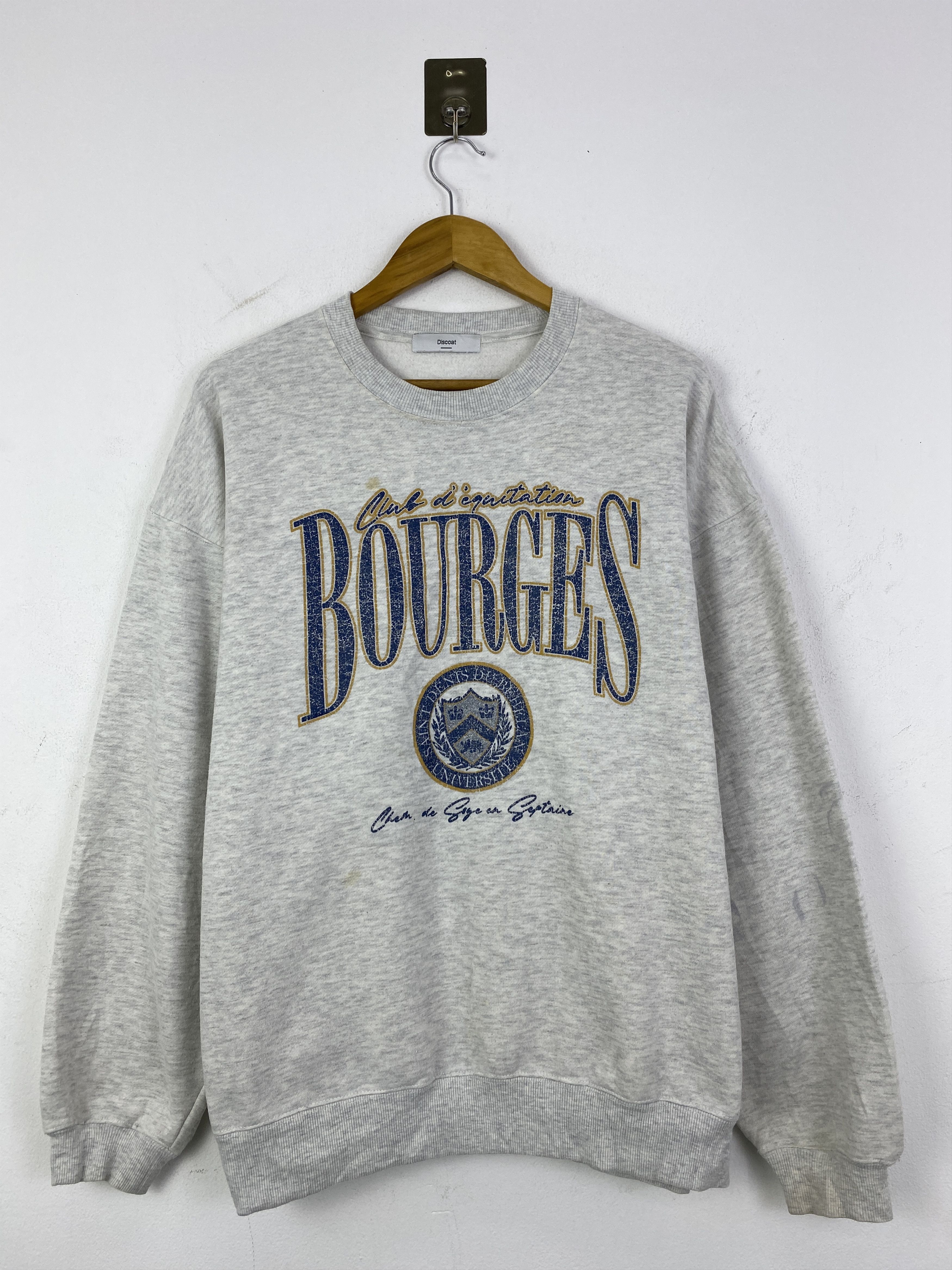 Vintage Vintage Discoat Collegiate Pullover Sweatshirt SH0188 Size US L / EU 52-54 / 3 - 1 Thumbnail