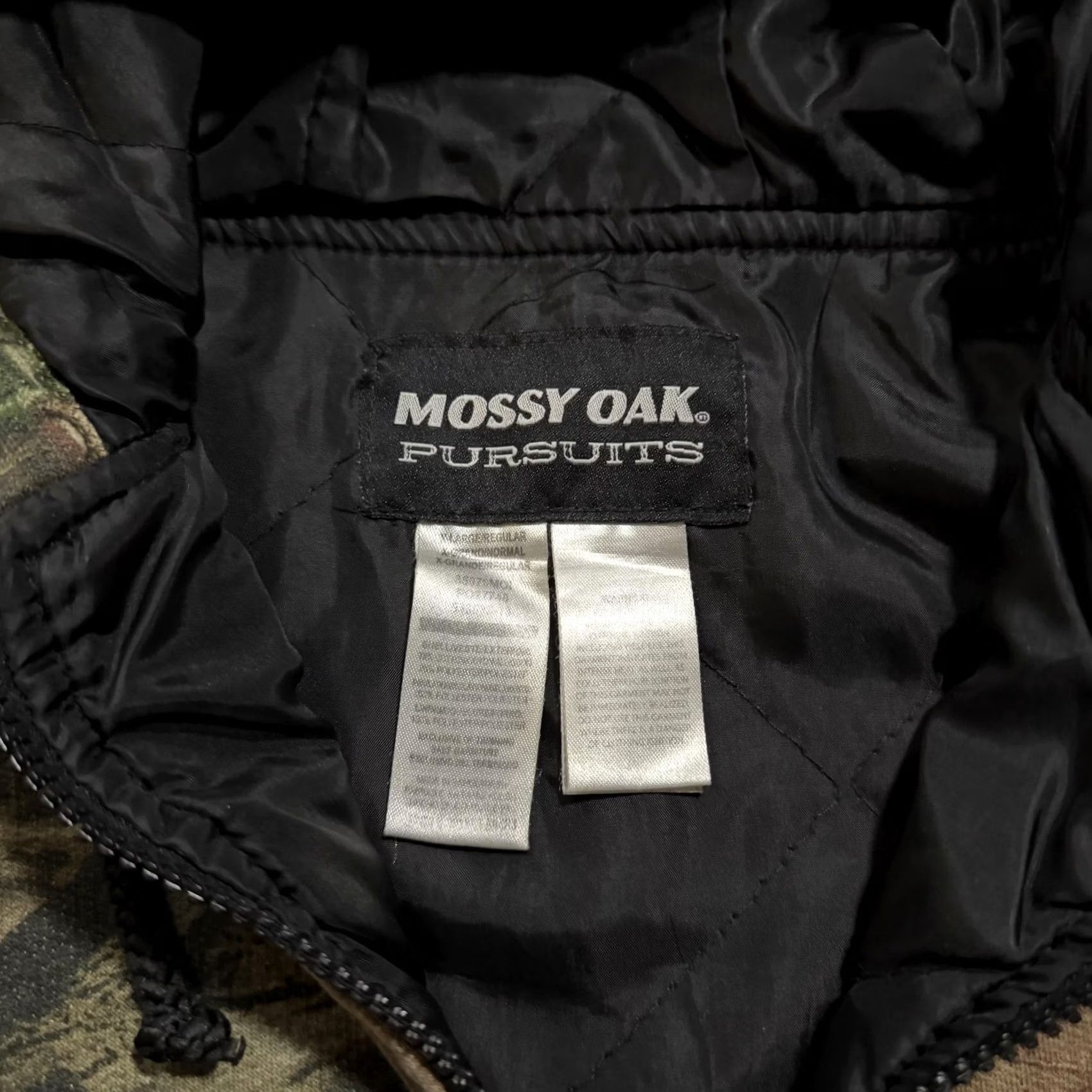 Vintage Mossy Oak Camo Zip Jacket Mens XL Brown Hooded Insulated Hunting Outdoor jacket Size US XL / EU 56 / 4 - 5 Thumbnail