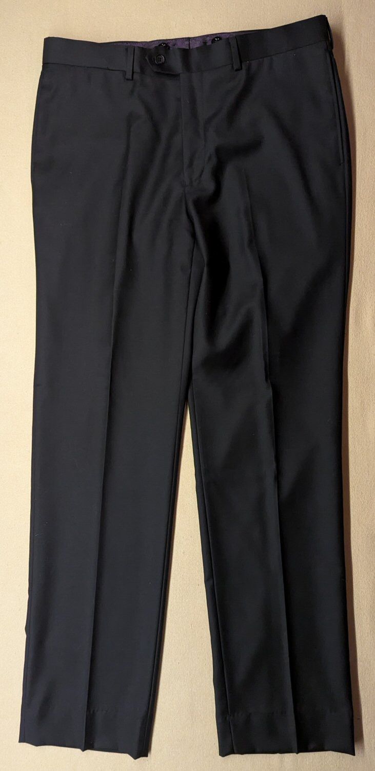 English Laundry English Laundry Double Breasted 4-Button Black Suit 40R NWT Size 40R - 6 Thumbnail