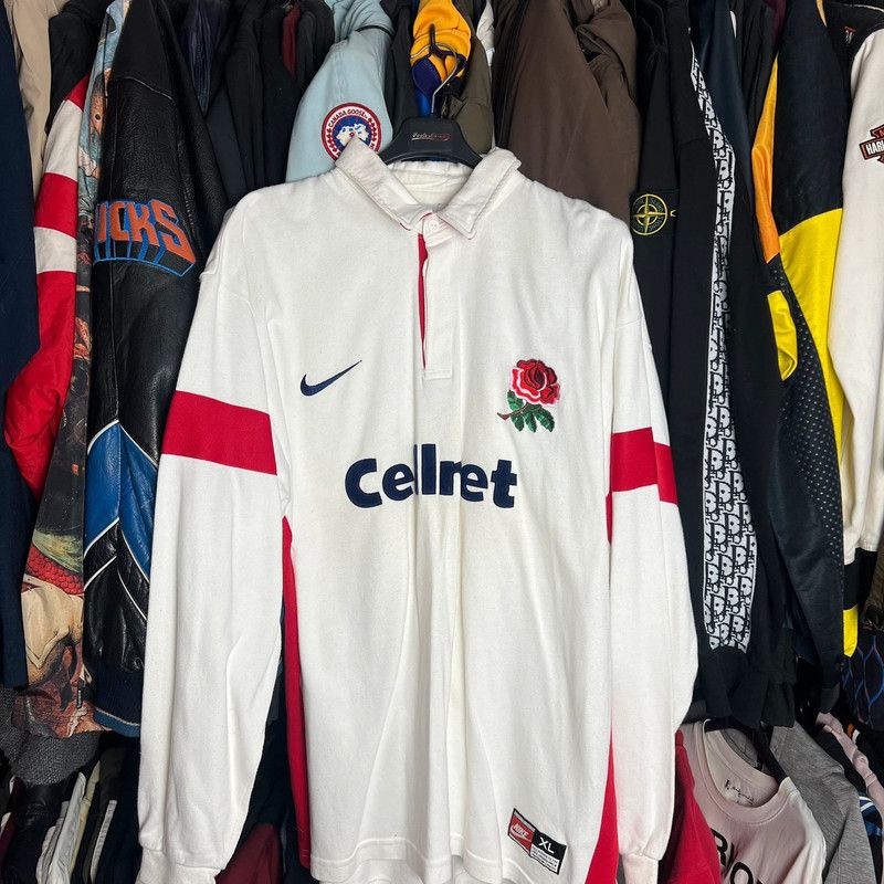 Nike Nike England Rugby vintage XL team sports 90s Size US XL / EU 56 / 4 - 1 Thumbnail