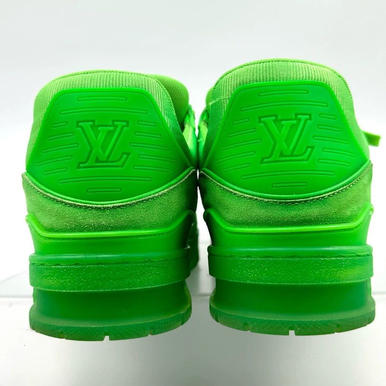 Louis Vuitton Louis Vuitton Trainer Jeans Fluorescent Green Board Shoes Size US 7 / EU 40 - 4 Thumbnail