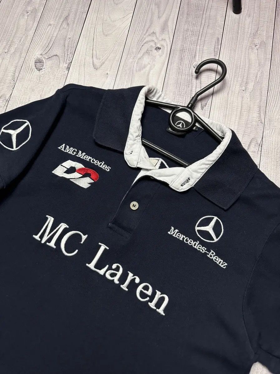 Mercedes-Benz Vintage Mercedes polo racing size S/M logo McLaren Size US M / EU 48-50 / 2 - 3 Thumbnail