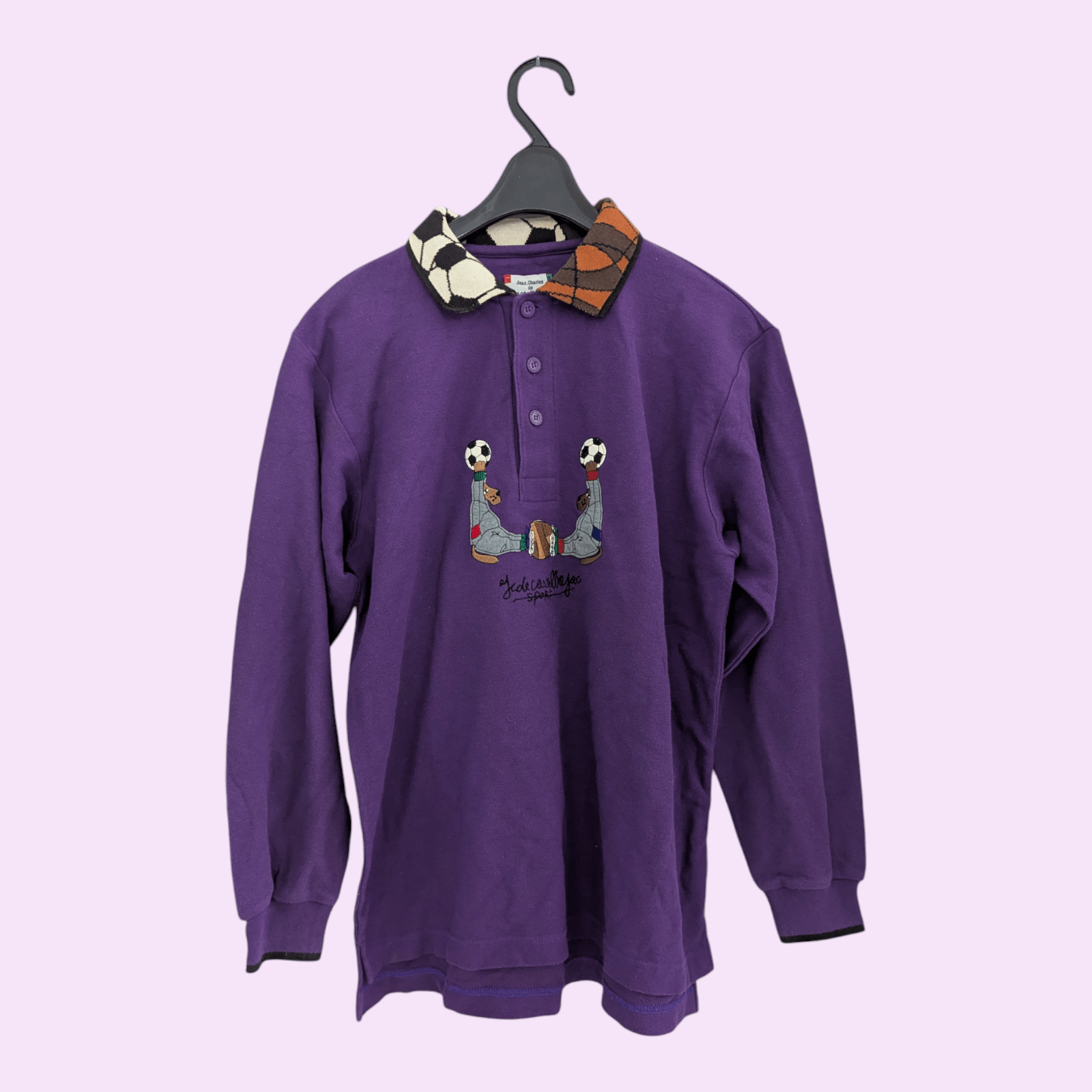 Jean Charles De Castelbajac Jean Charles de castelbajac sport long sleeve polo shirt Size US S / EU 44-46 / 1 - 1 Thumbnail