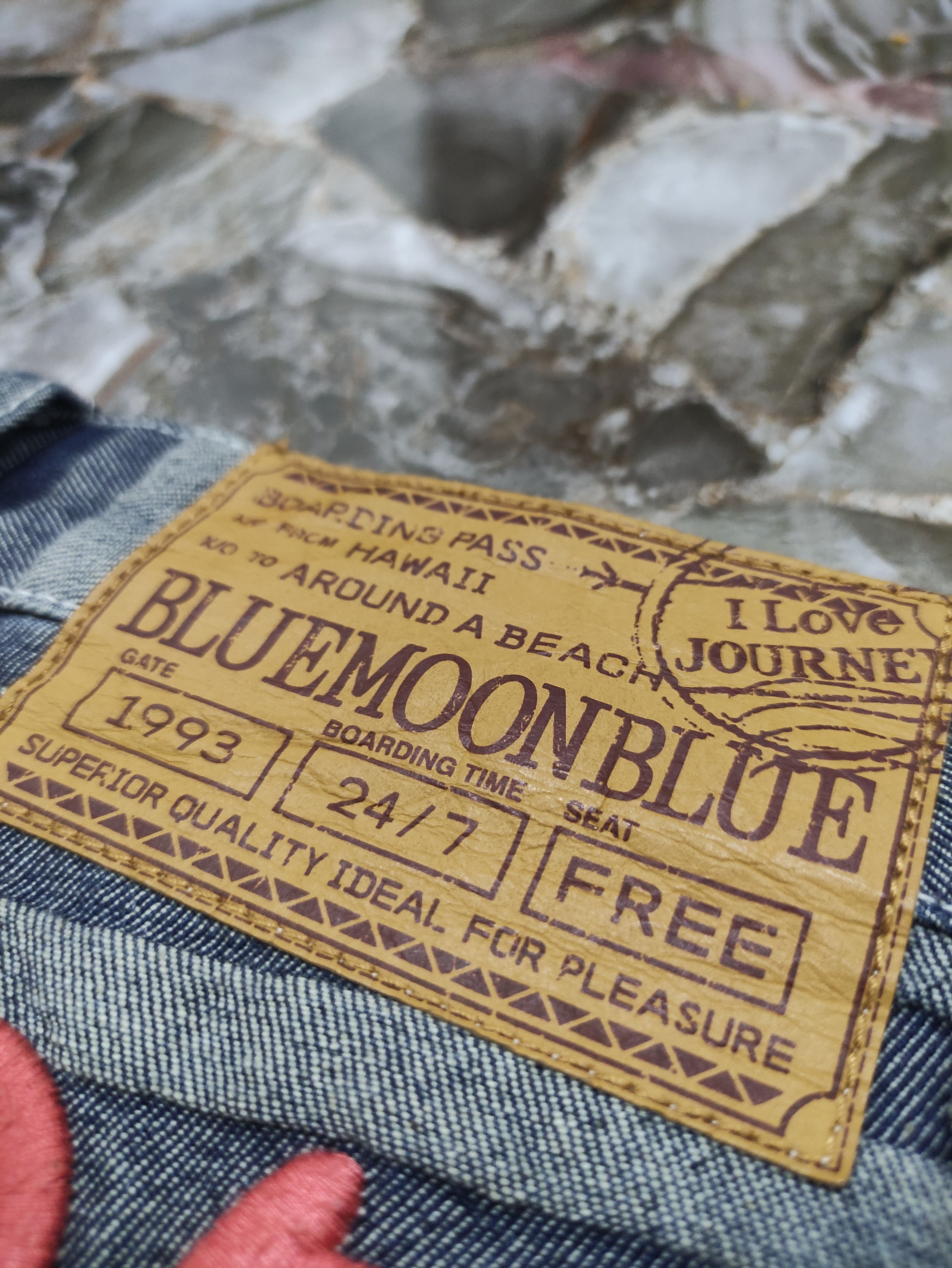 Japanese Brand Blue moon blue Hagi pants Size 31" - 8 Thumbnail