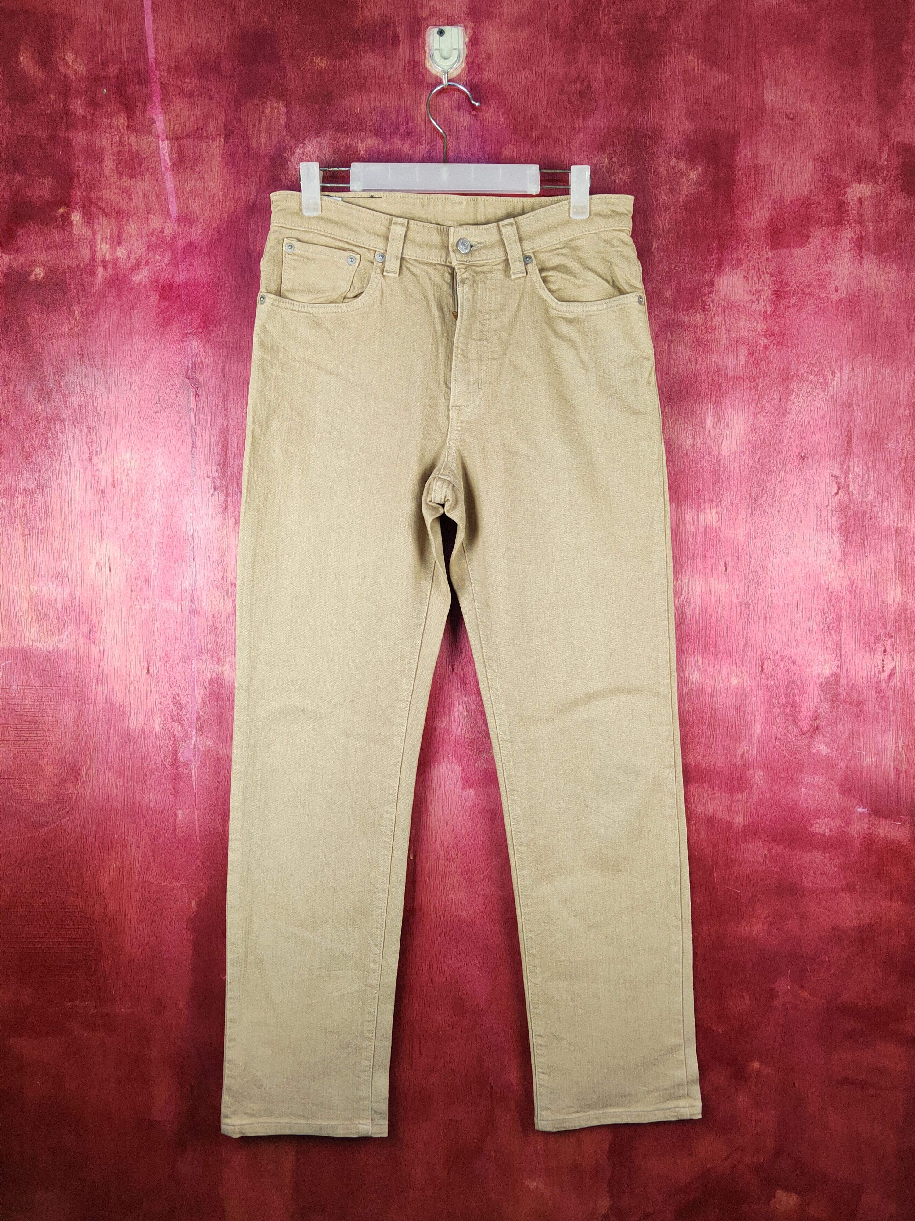 Edwin Edwin Brown denim distressed ripped Casual Pants #S1561 Size US 31 - 1 Thumbnail
