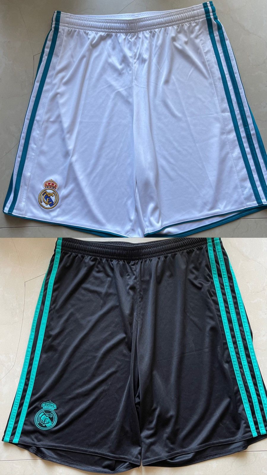 Adidas 2 Pair Adidas Real Madrid 2017 soccer shorts Size US 32 / EU 48 - 1 Thumbnail