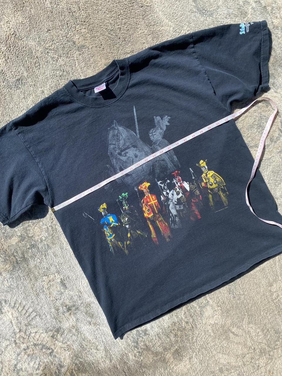 Vintage Vintage 2001 Medieval Times Black Knights Graphic Tee XL Size US XL / EU 56 / 4 - 6 Thumbnail