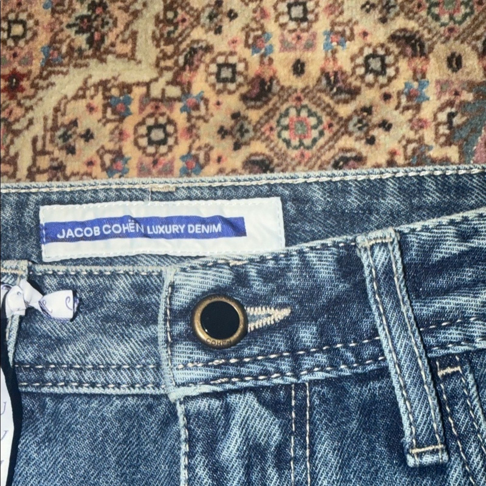 Jacob Cohen Jacob Cohen Classic Indigo Men's Jeans Size 29 Size US 29 - 4 Thumbnail