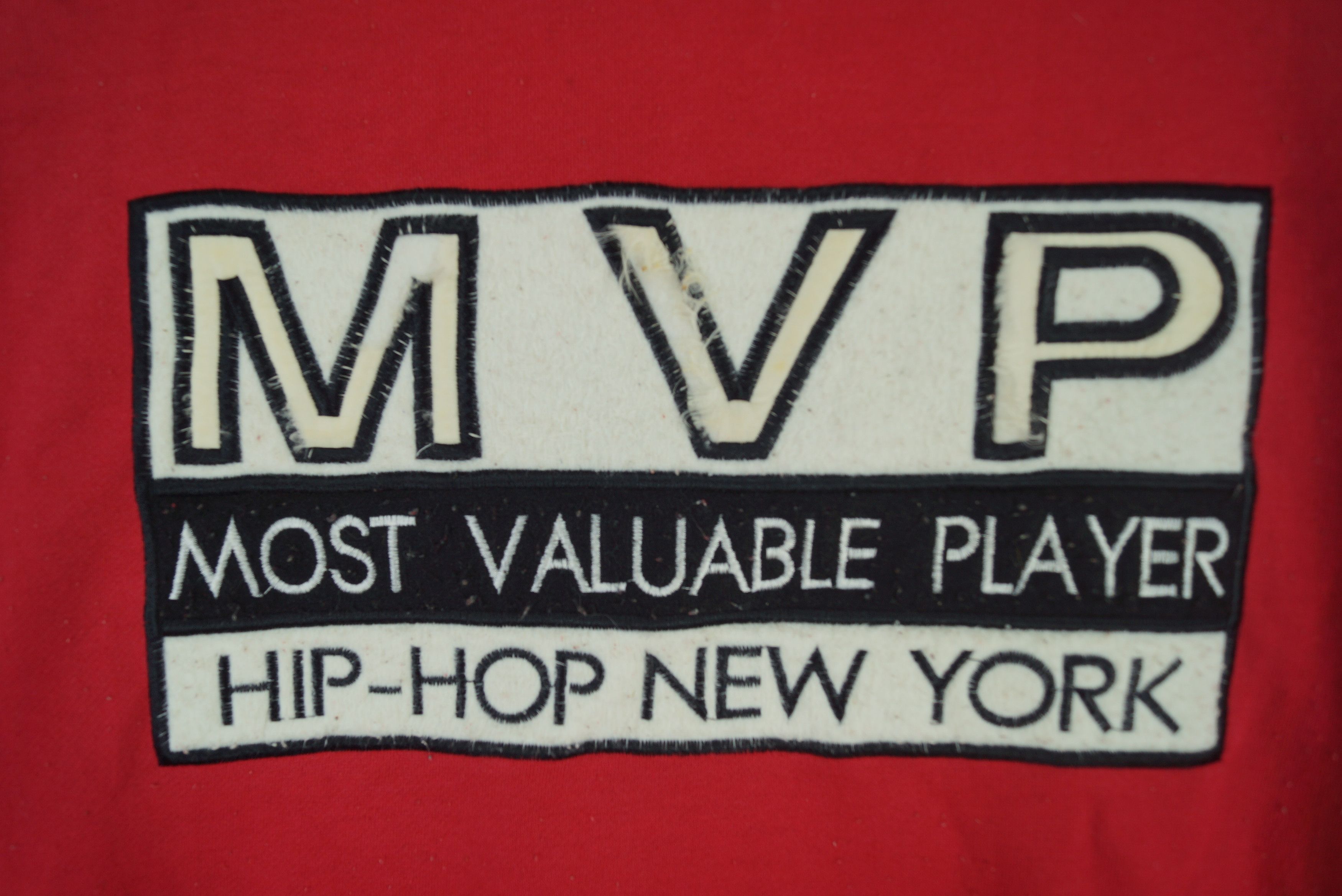 Mvp × Vintage Vintage Sweatshirt MVP Hip-Hop NY Spell Out Size US L / EU 52-54 / 3 - 2 Thumbnail