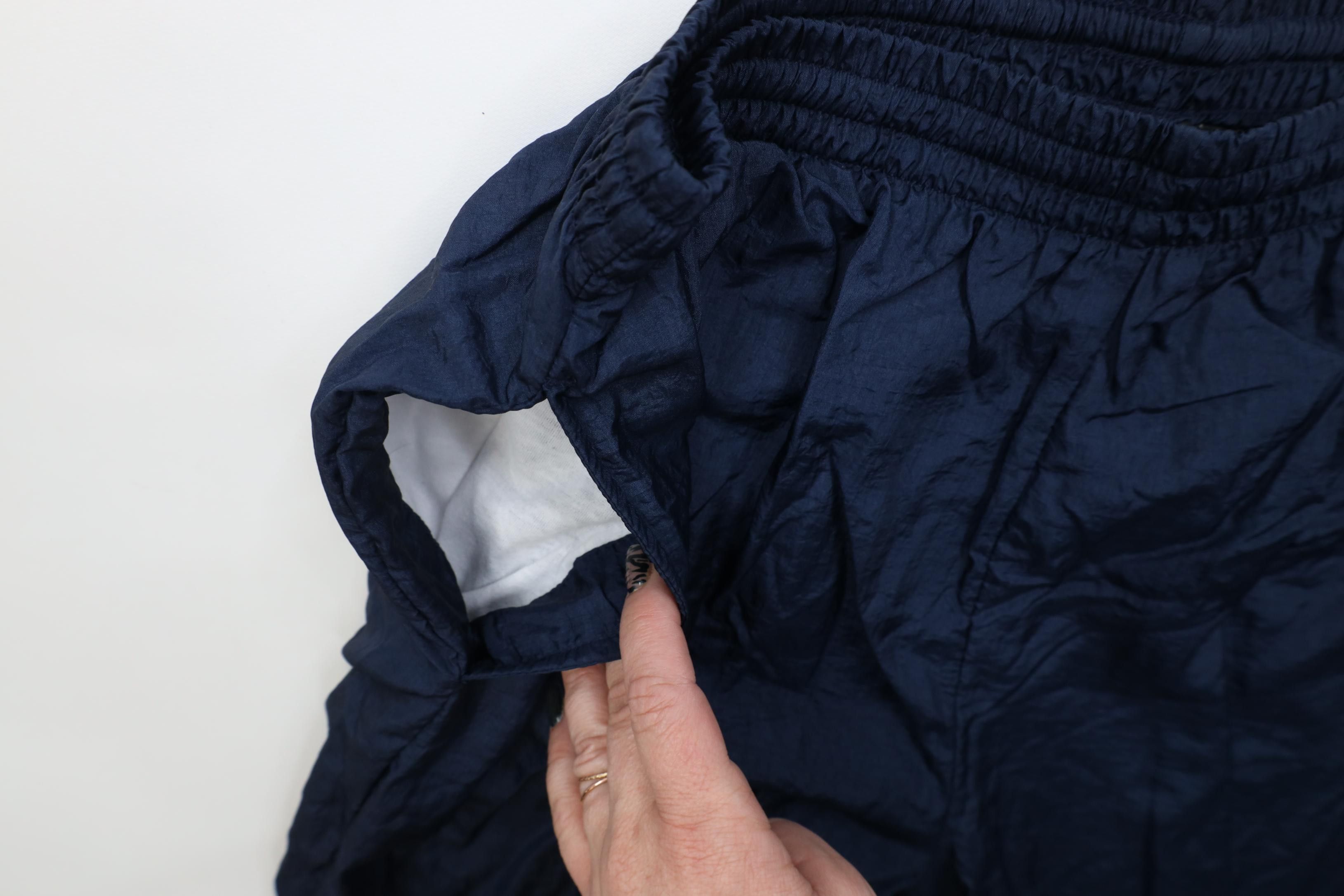 Vintage Vintage 90s Streetwear Lined Windbreaker Joggers Pants Blue Size US 36 / EU 52 - 6 Thumbnail
