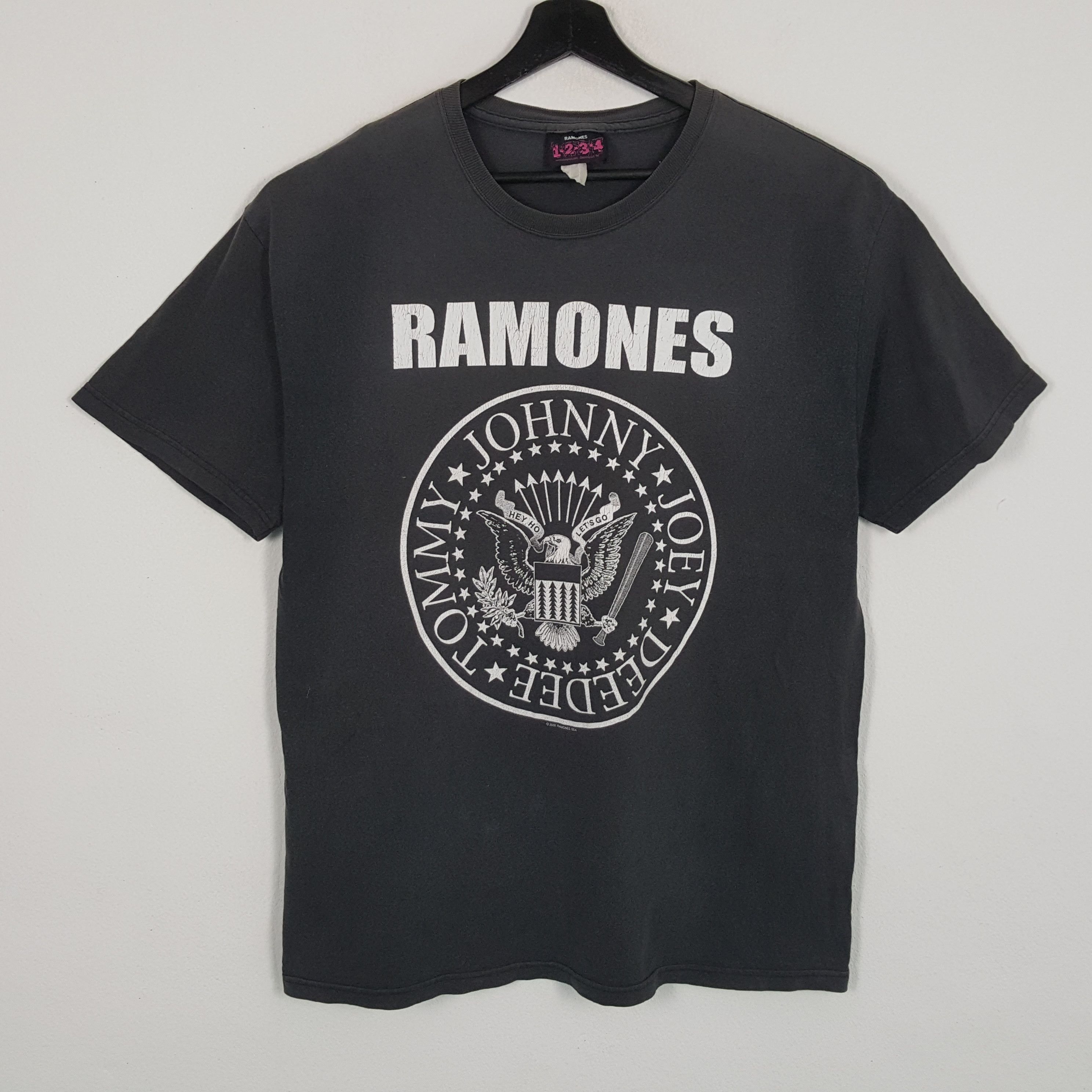 Band Tees × Vintage RAMONES Rock Band Music Vintage Tshirt Size US L / EU 52-54 / 3 - 1 Thumbnail