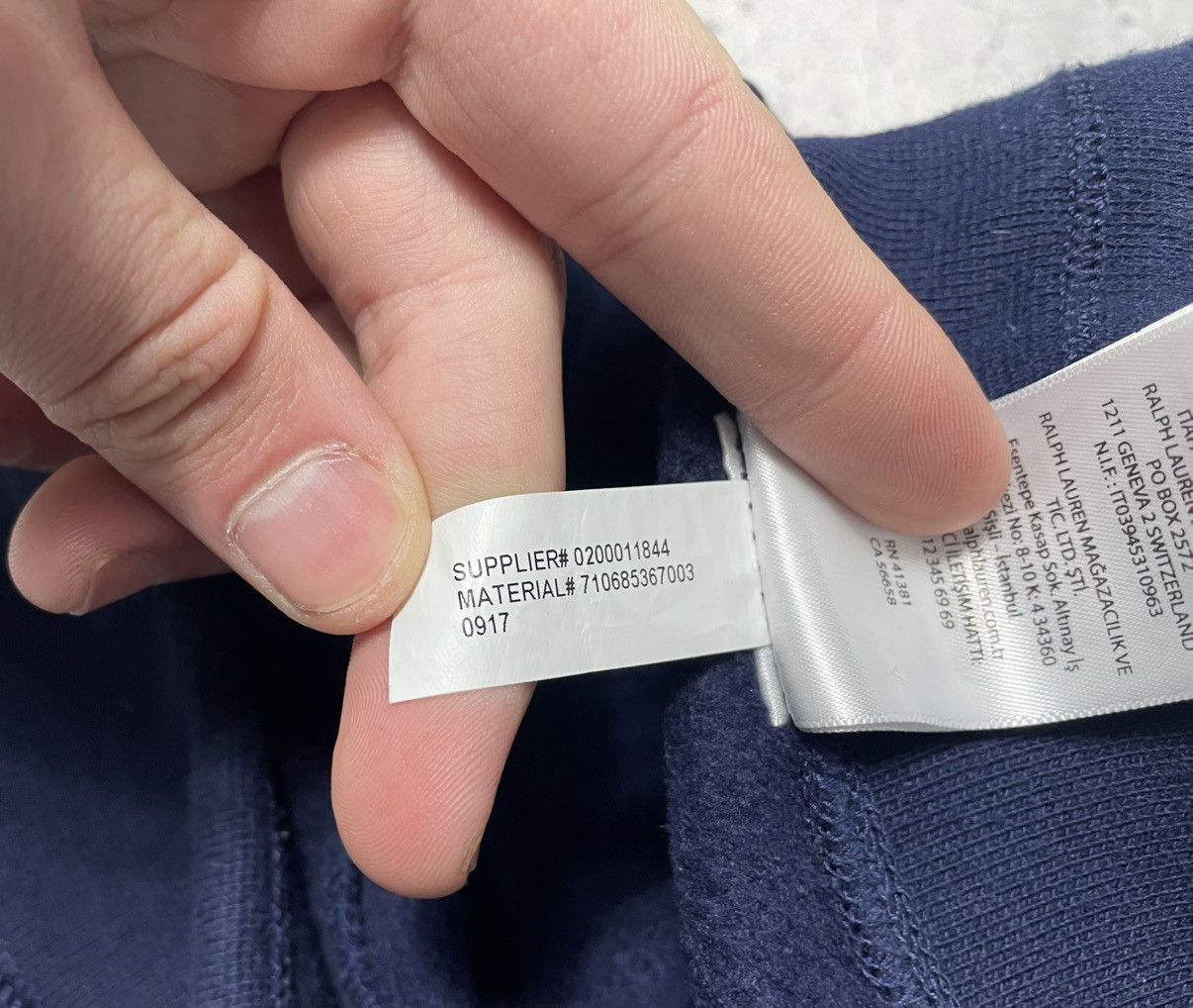 Polo Ralph Lauren × Ralph Lauren Polo Ralph Lauren Vintage Cotton Pants Navy Hype Y2K Size S Size US 32 / EU 48 - 8 Thumbnail