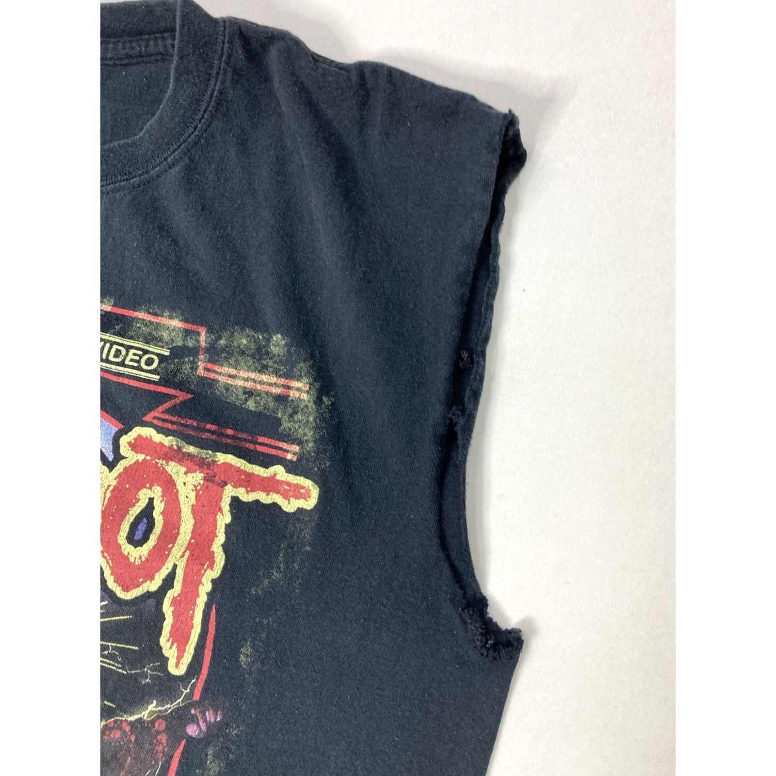 Vintage VINTAGE Slipknot Women T-Shirt Sleeveless Black Medium Crew Neck Cotton Graphic Music Sleeveless Shirt Size M / US 6-8 / IT 42-44 - 3 Thumbnail